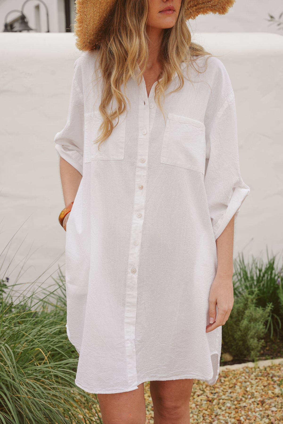 Lucy Cotton Shirt Dress