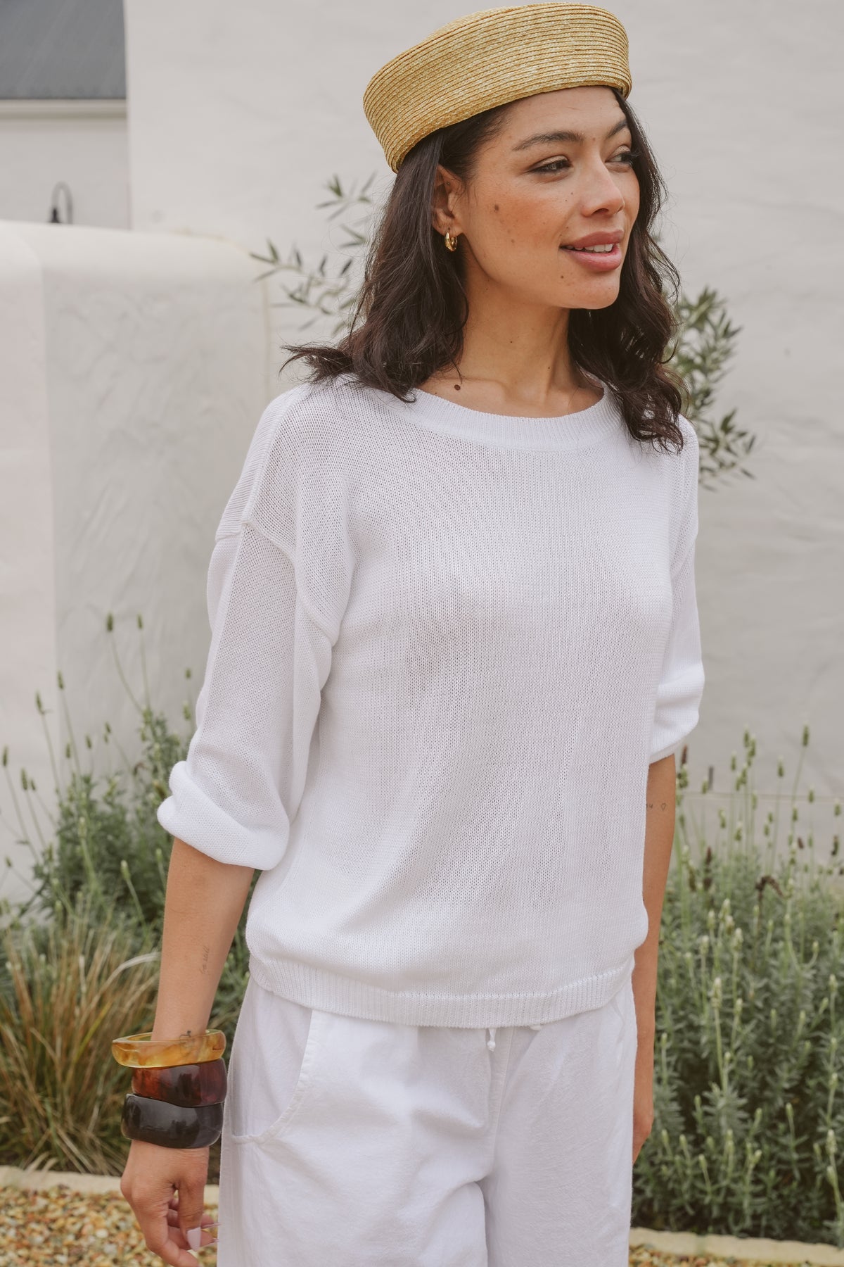 Tessa Cotton Round-Neck Knit