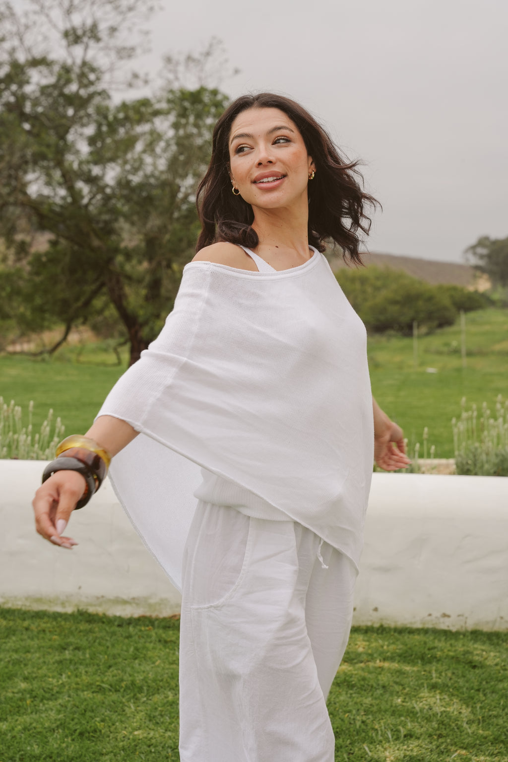 Mia Cotton Slouchy Poncho