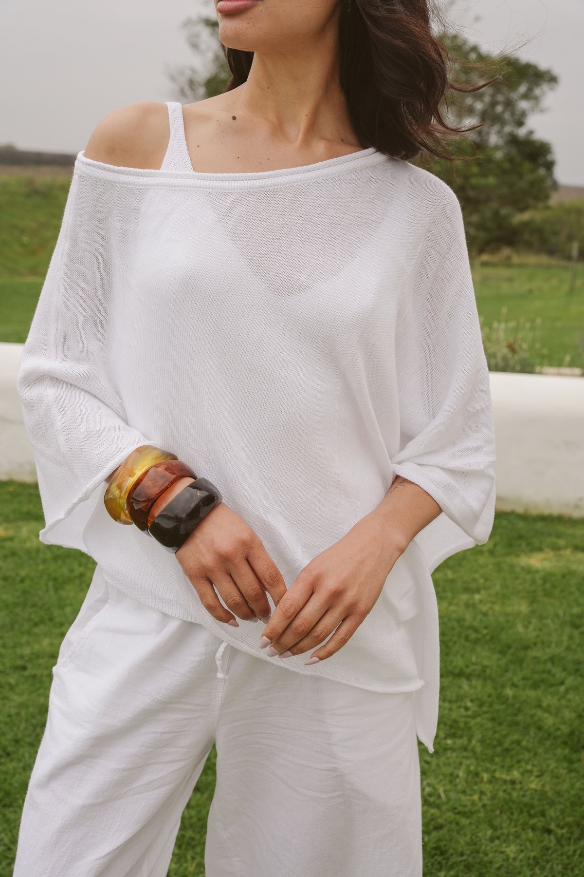 Mia Cotton Slouchy Poncho