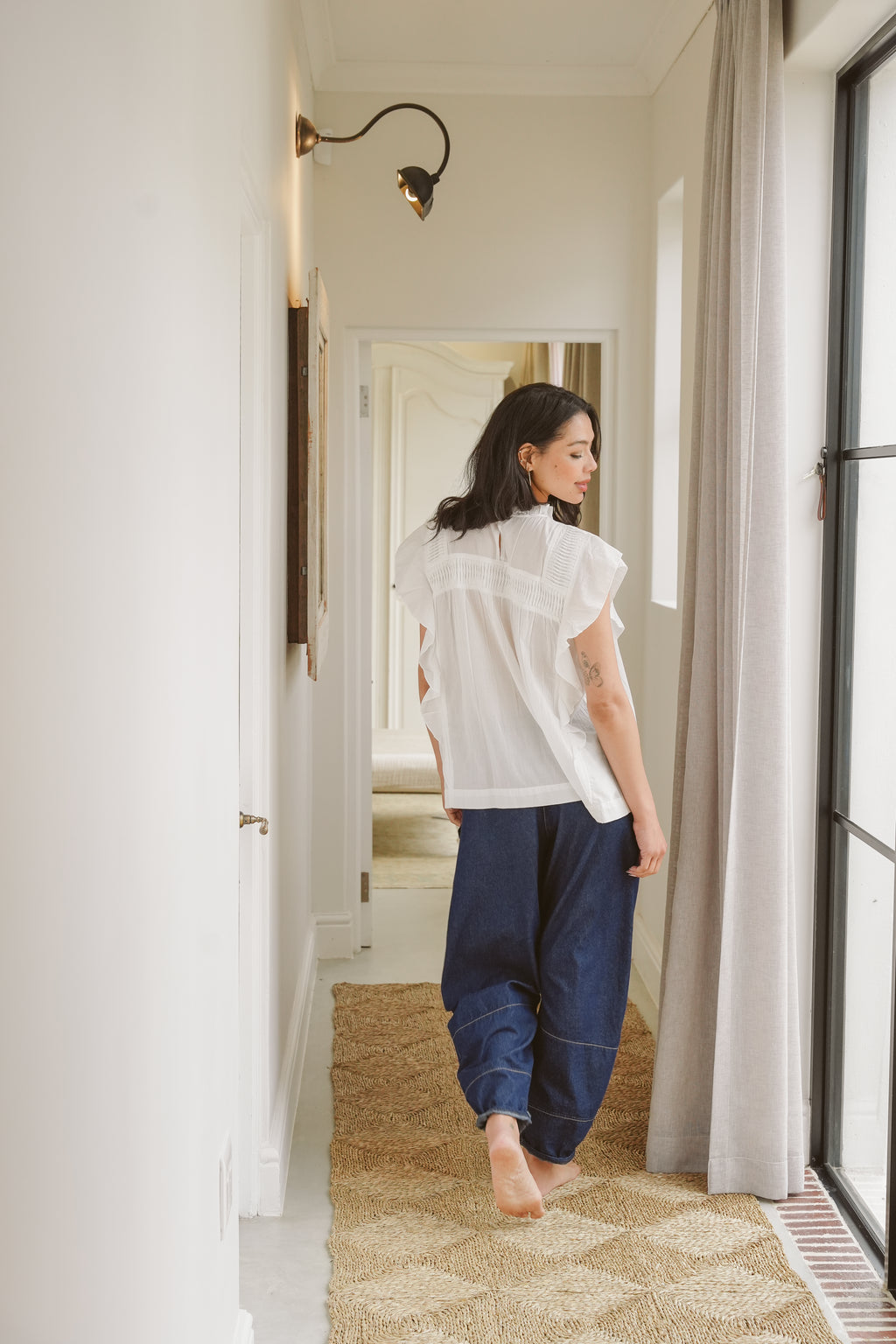 Jo Denim Barrel Pants