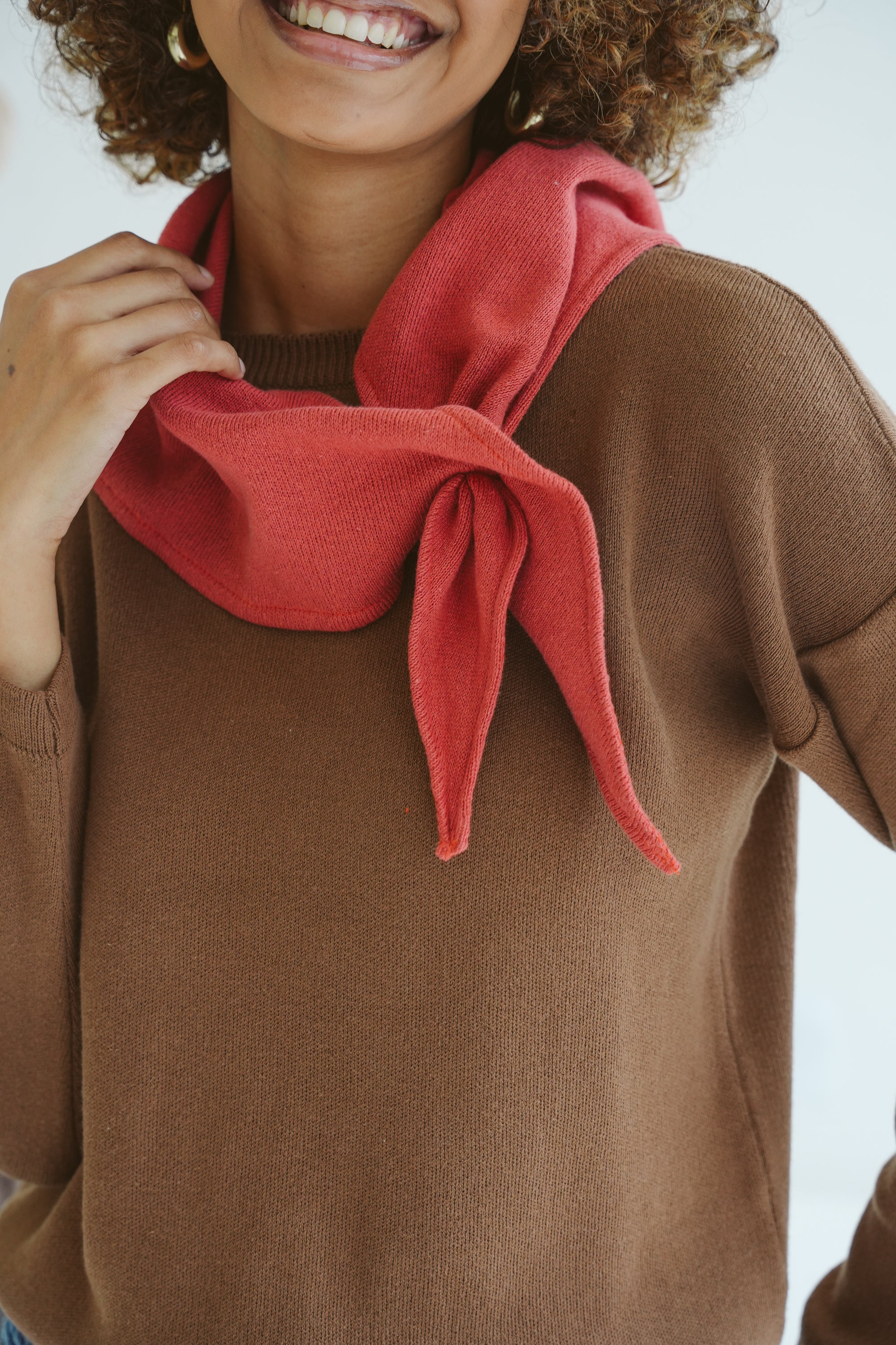 Kelly Cotton Triangle Scarf