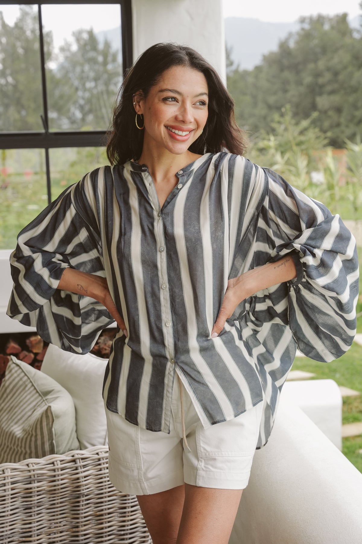 Tash Spanish Viscose Pirate Shirt