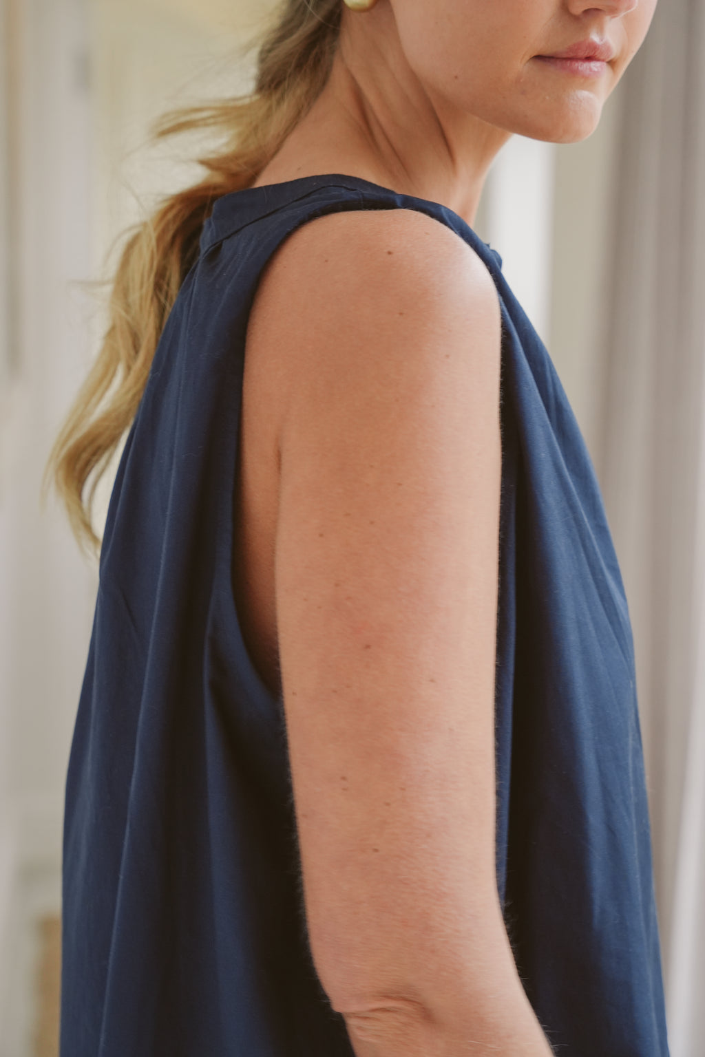 Jana Poplin Step Top