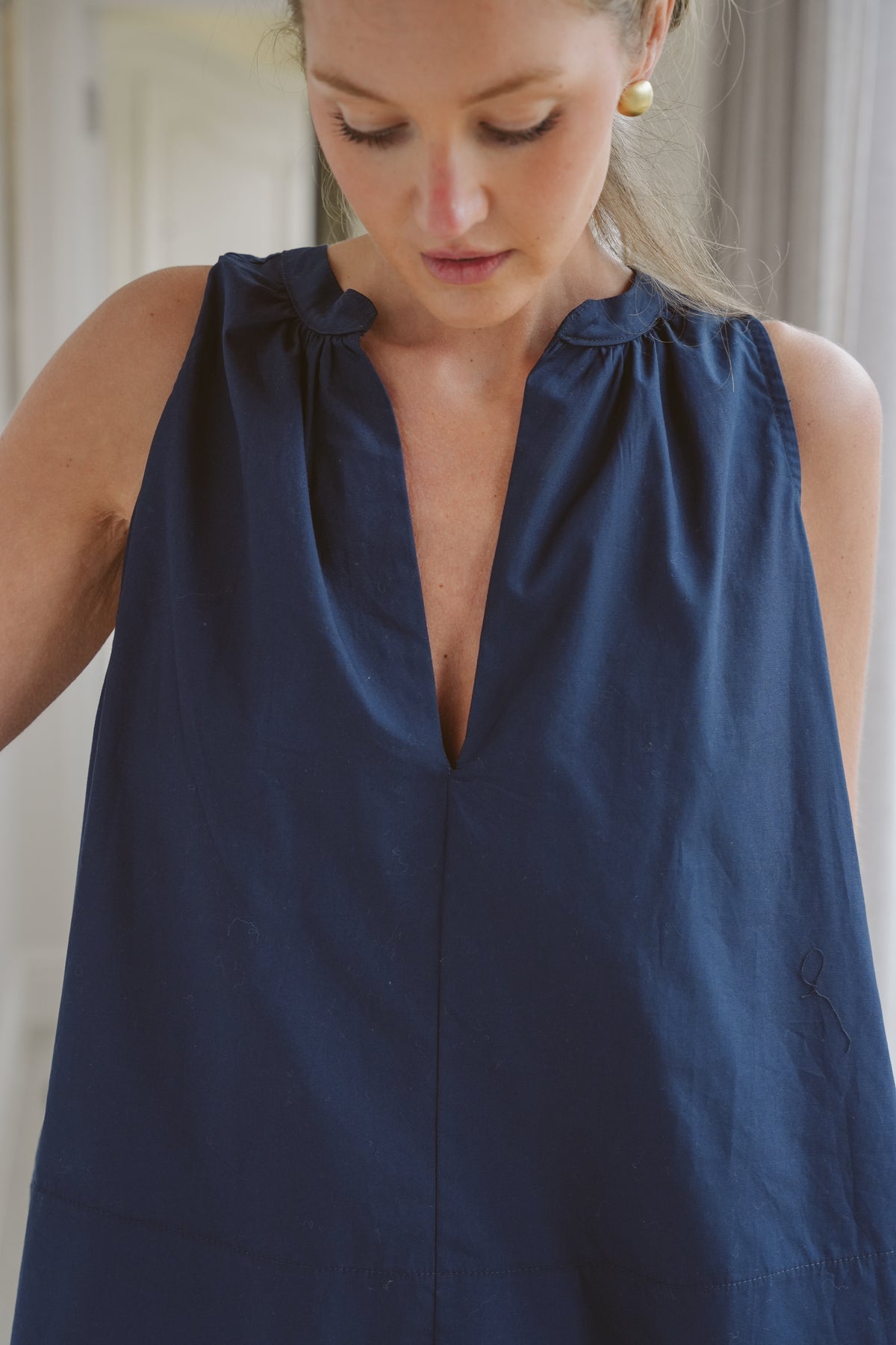 Jana Poplin Step Top