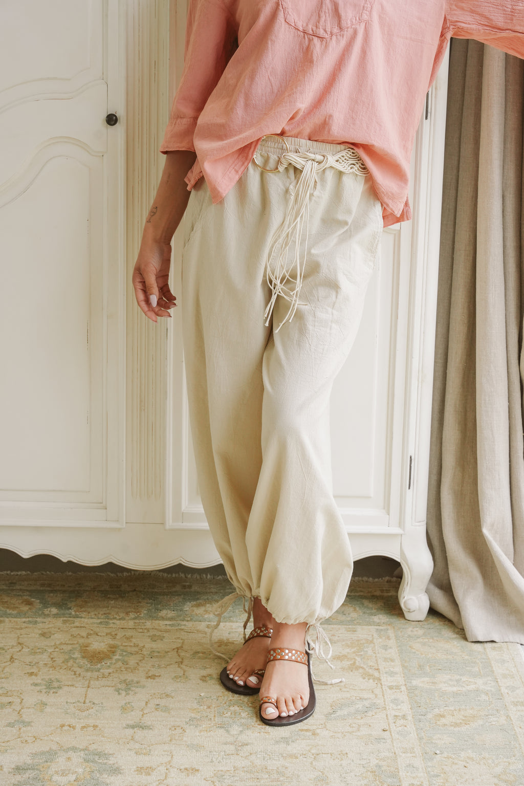 Lara Cotton Balloon Pants