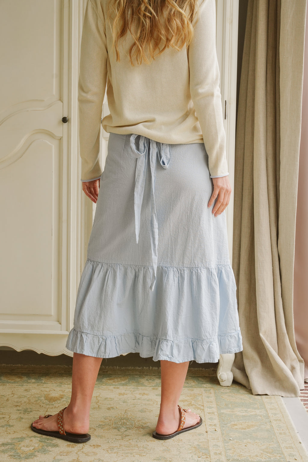 Barcelona Cotton Wrap Skirt