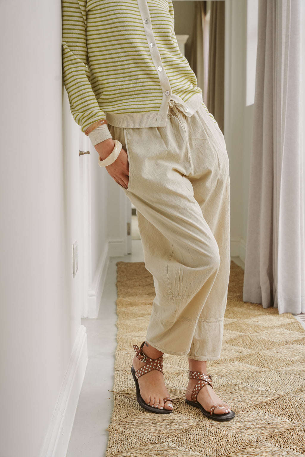 Cove Cotton Barrel Pants
