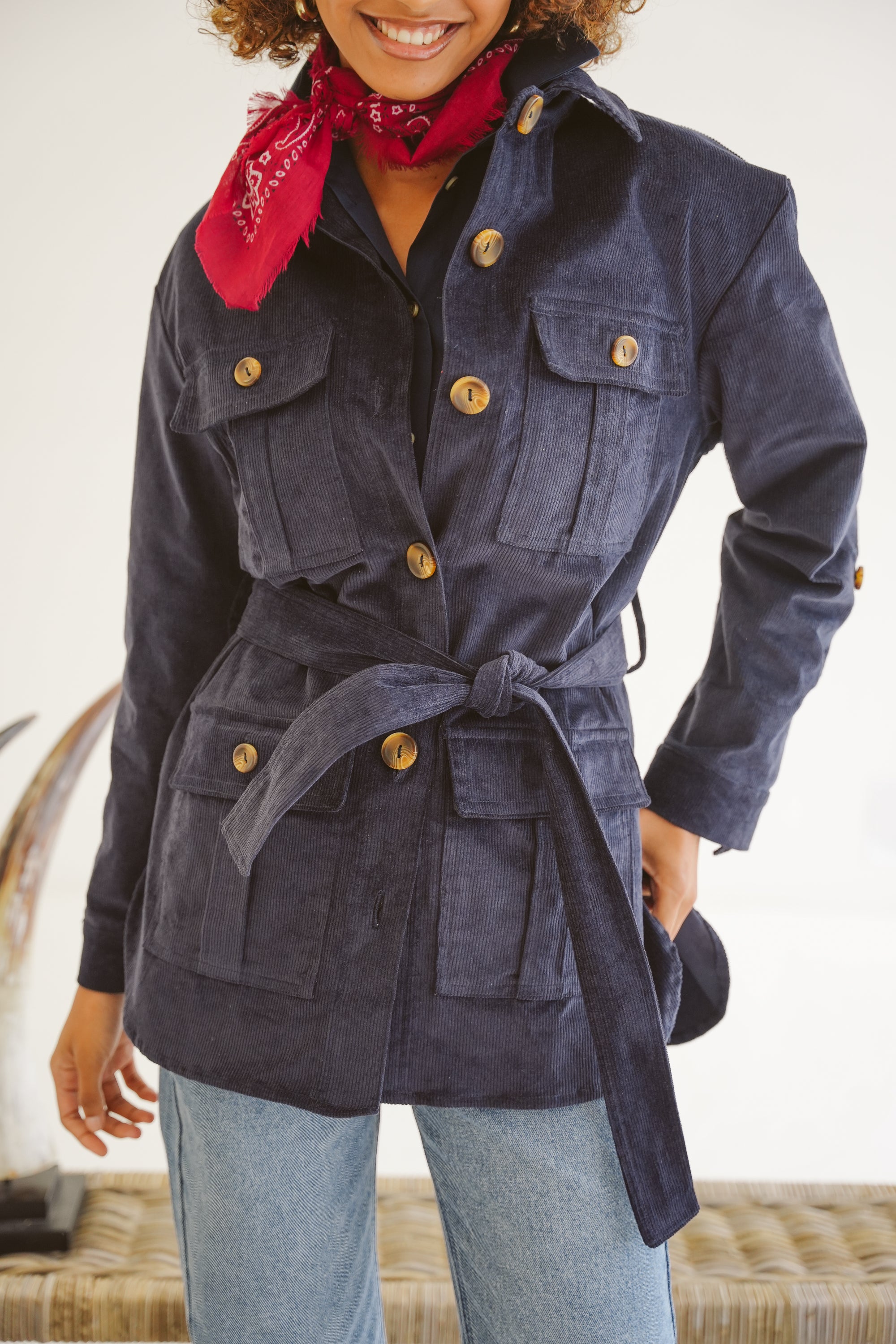 Safari Cotton Corduroy Jacket