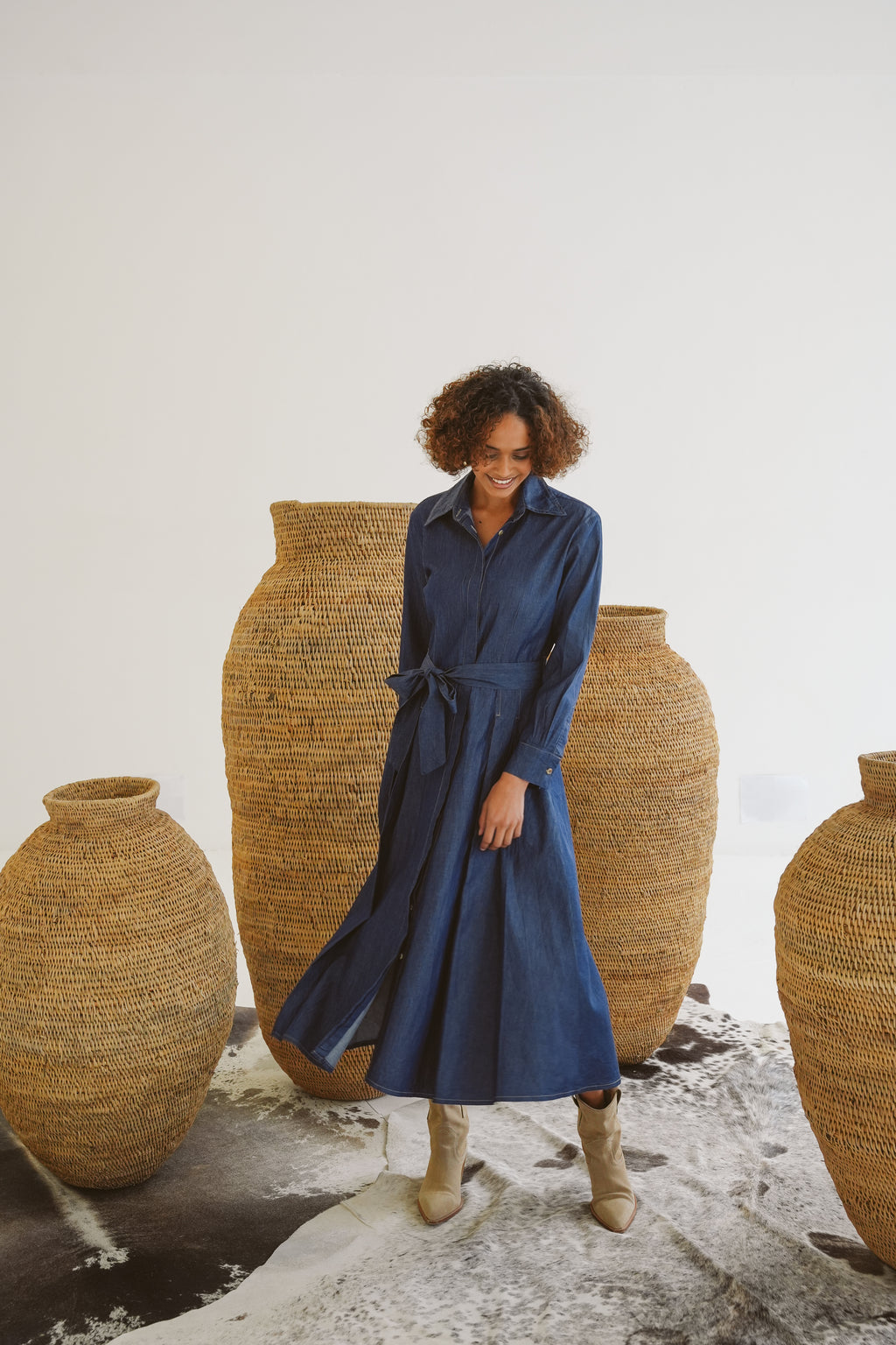 Piper Denim Shirt Dress