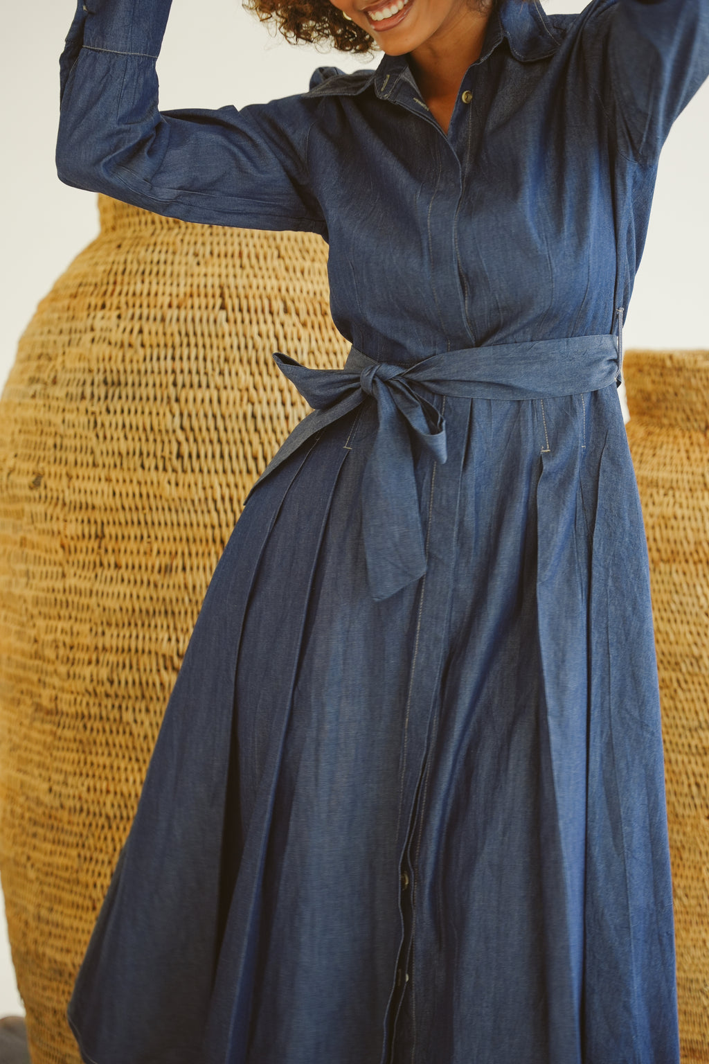 Piper Denim Shirt Dress