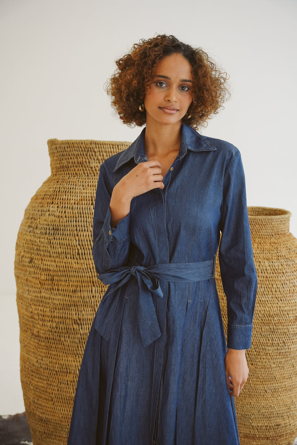Piper Denim Shirt Dress
