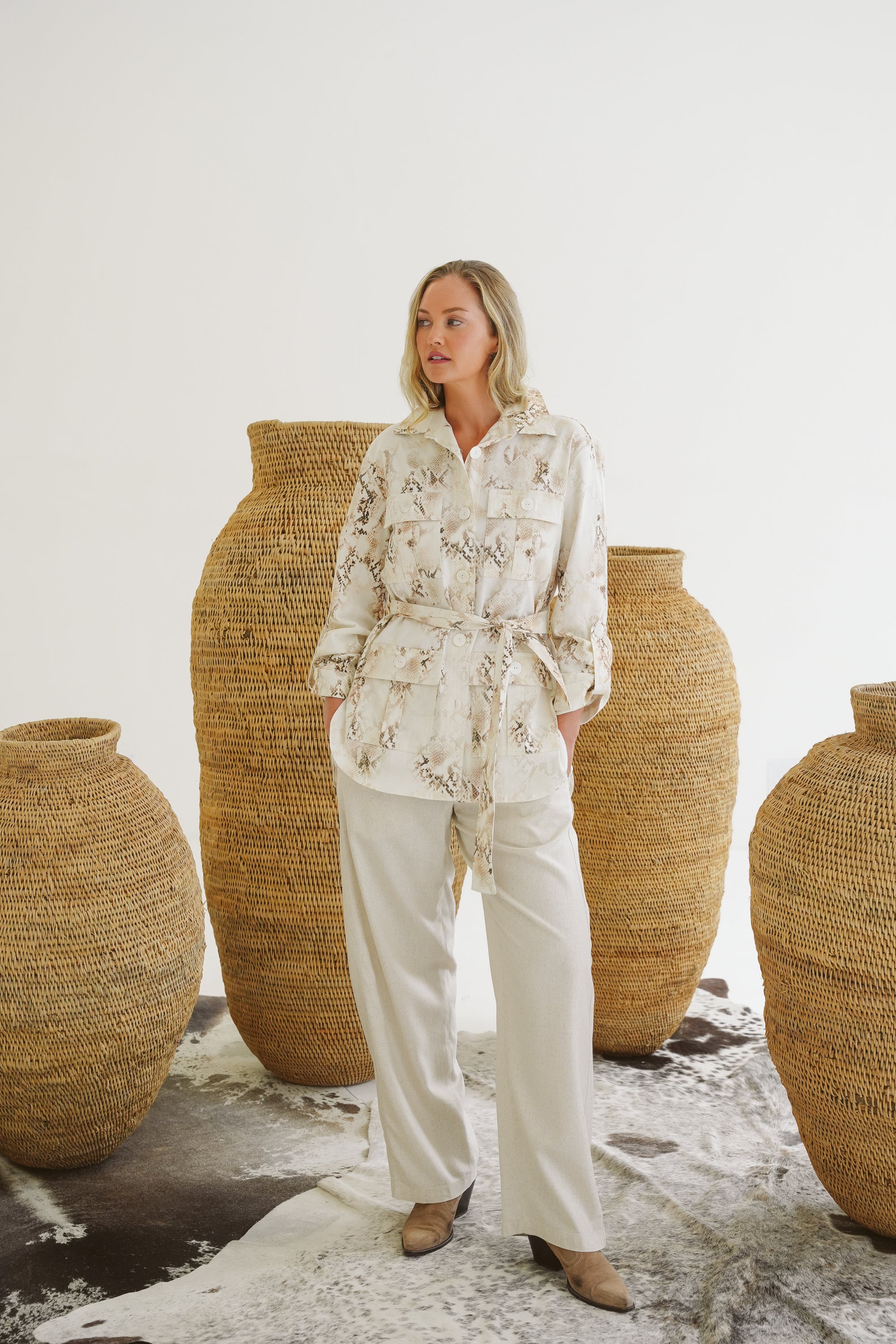 Safari Cotton Bengaline Jacket