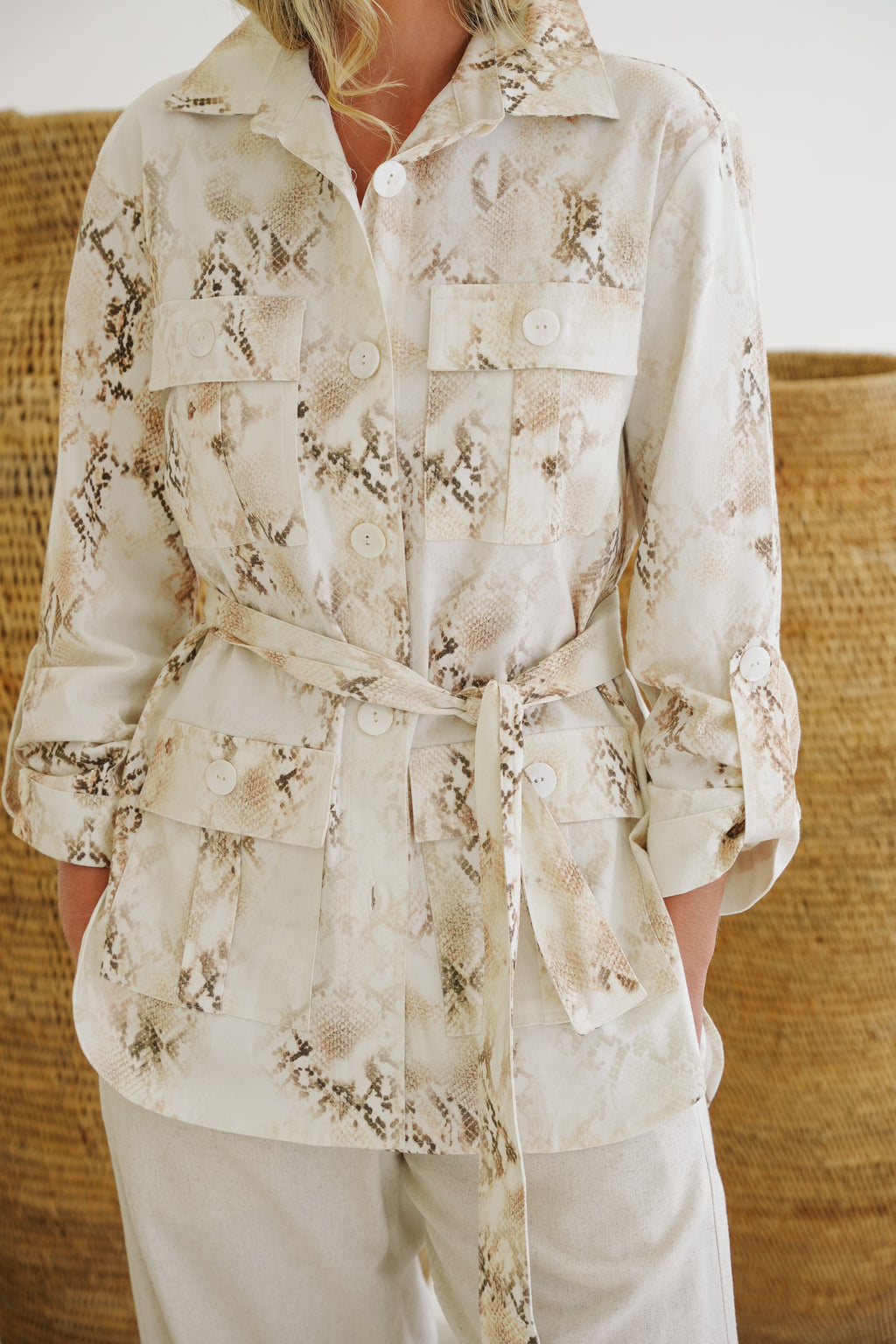 Safari Cotton Bengaline Jacket