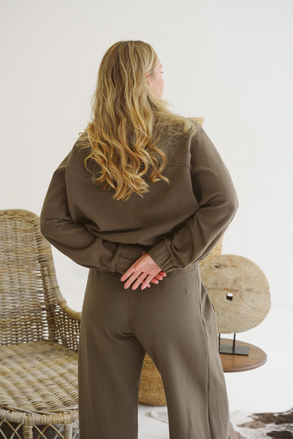 Jackie Modal Fleece Bomber Jacket