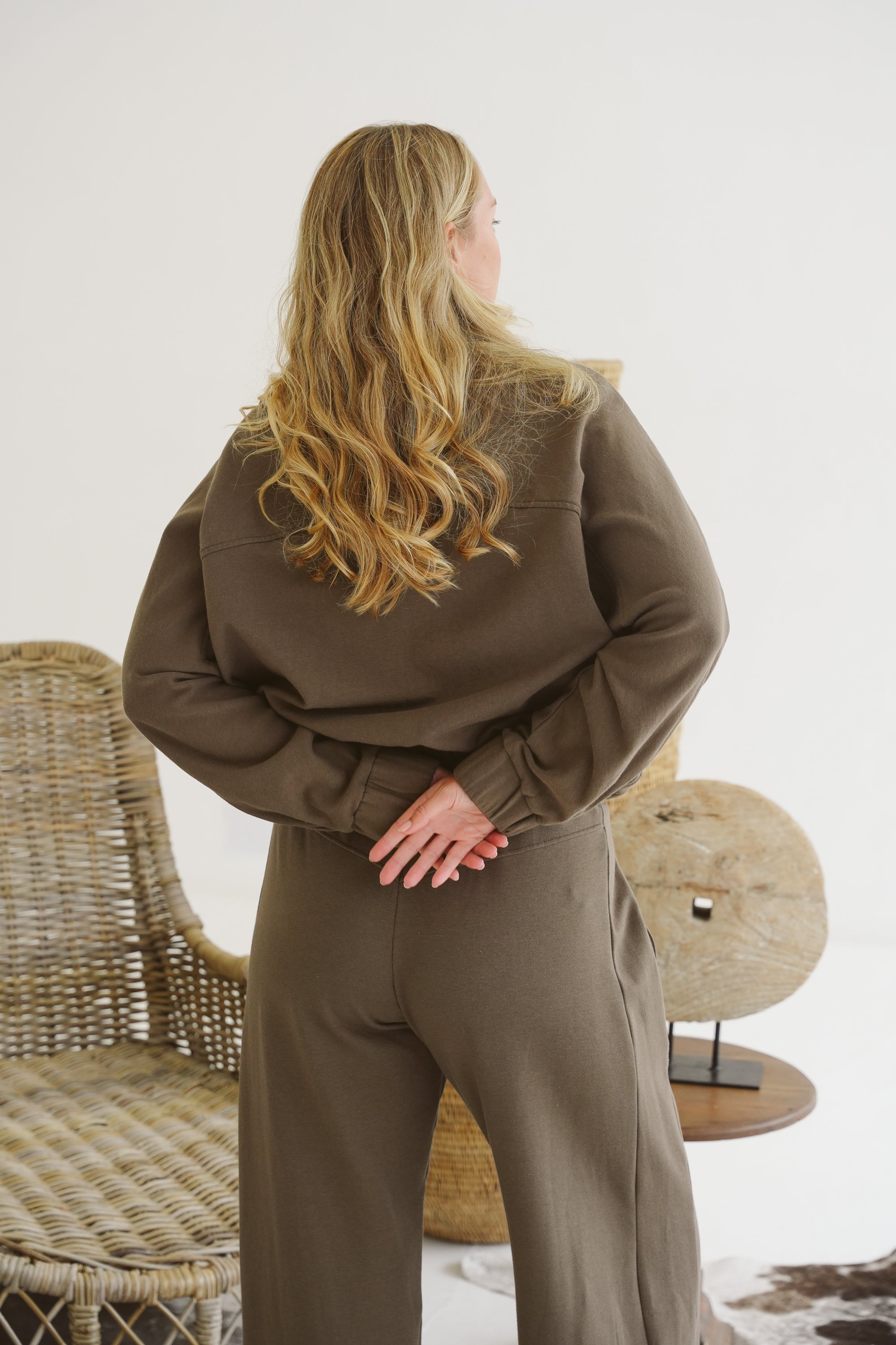 Jackie Modal Fleece Bomber Jacket
