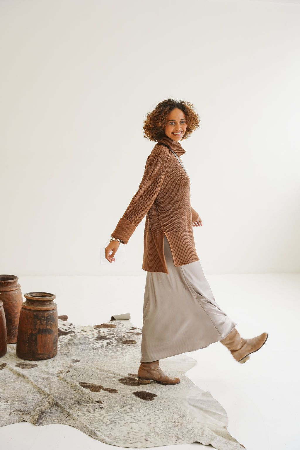 Harlow Viscose Bias Skirt