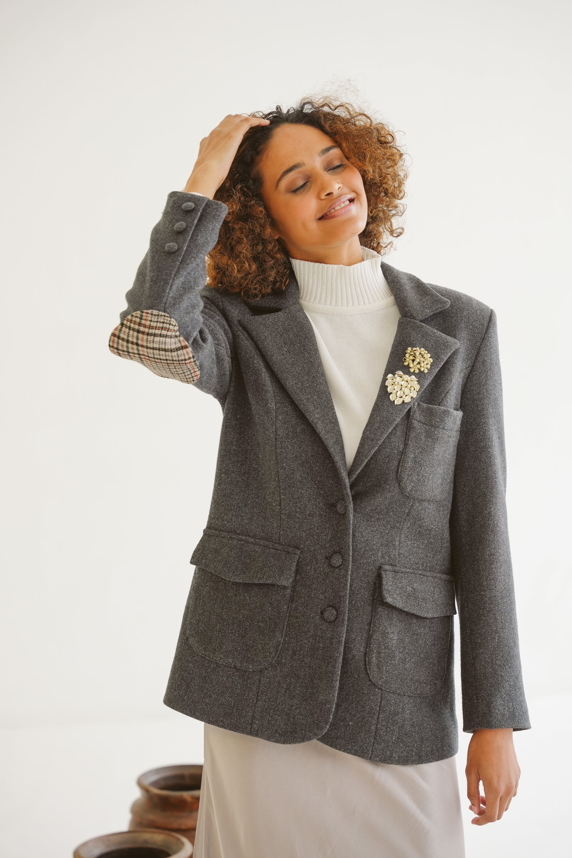 Mathilda Posh-Ponte Riding Jacket