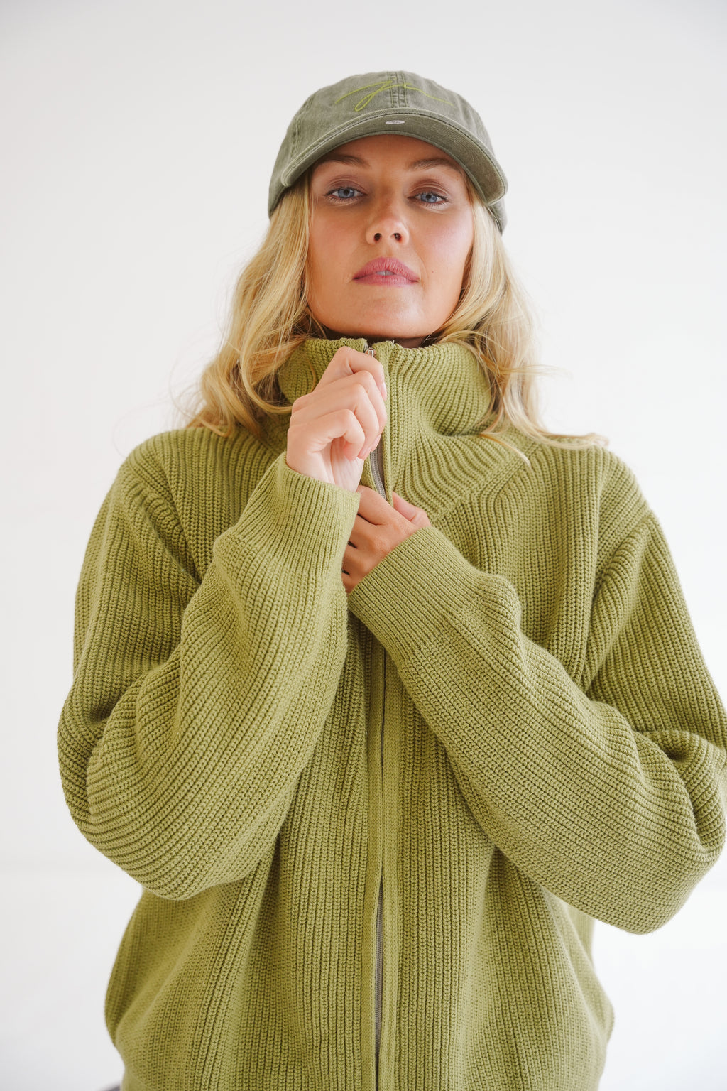 Chiara Cotton Zip-Through Knit