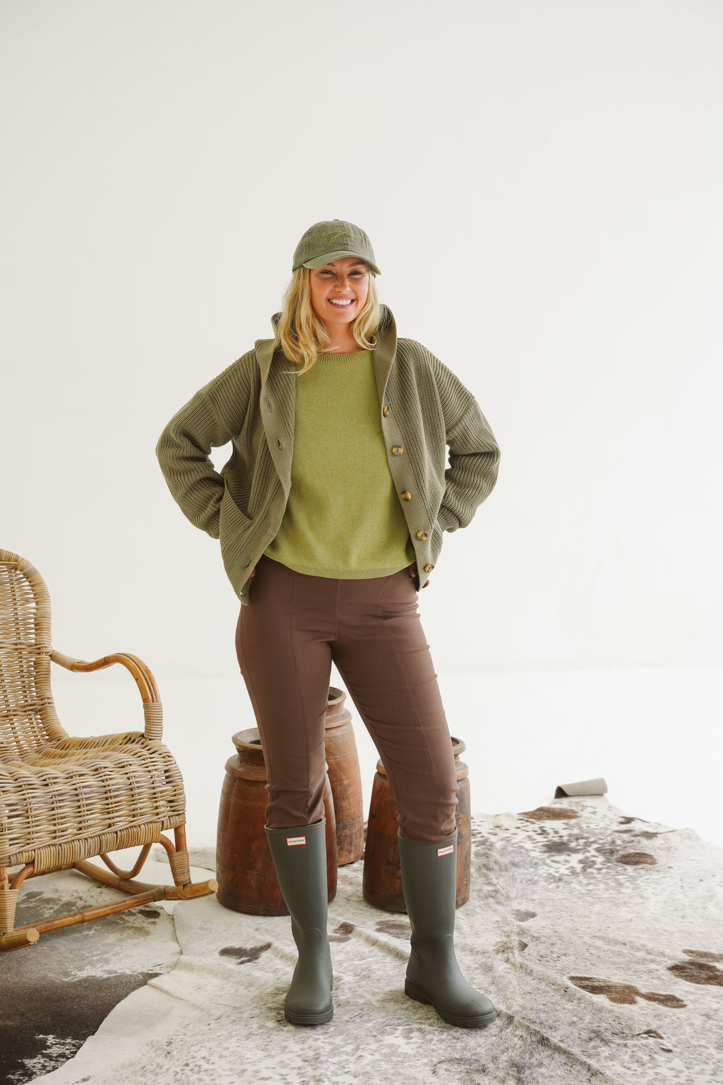 Sasha Cotton Round-Neck Knit