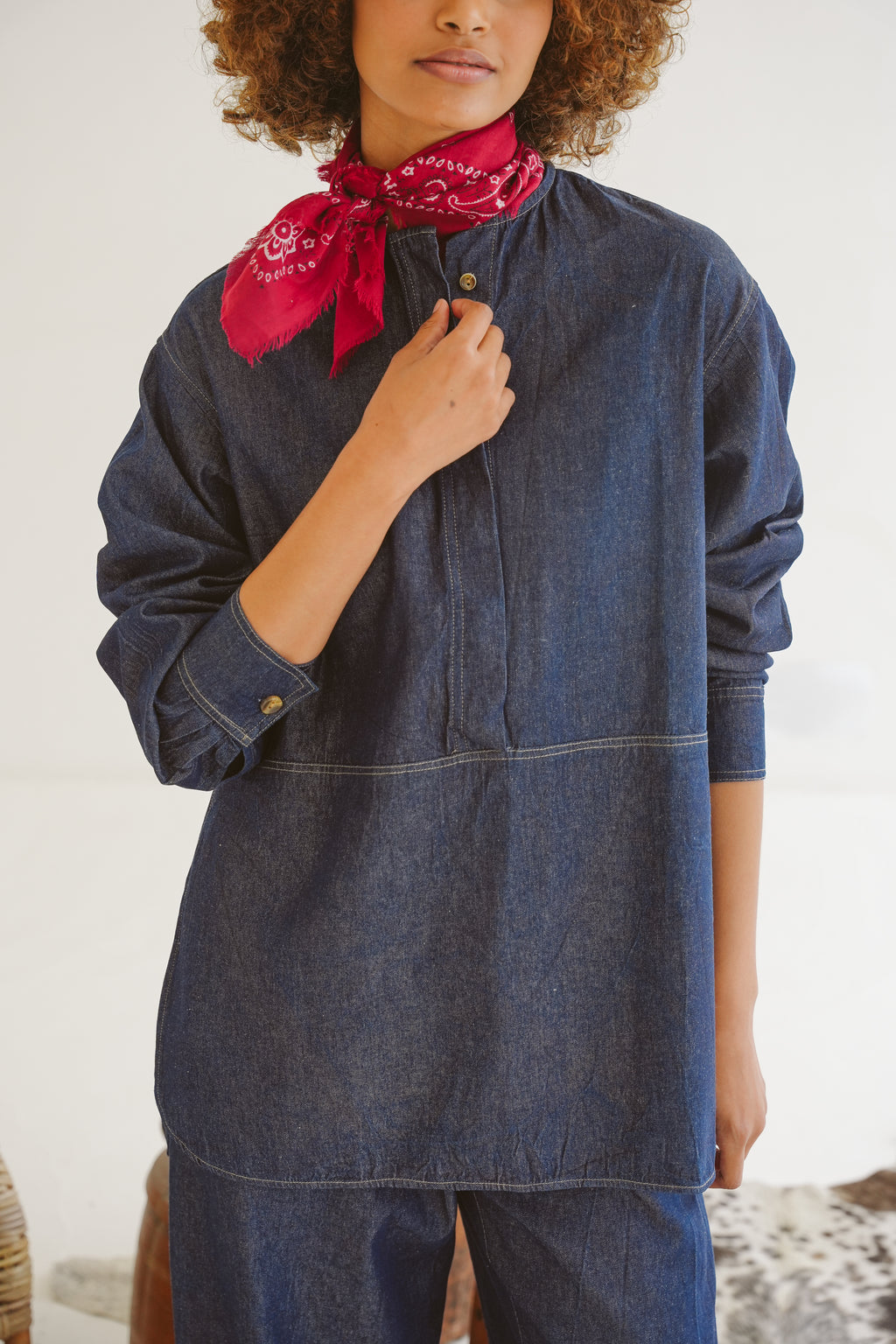 Zia Denim Oversized Shirt