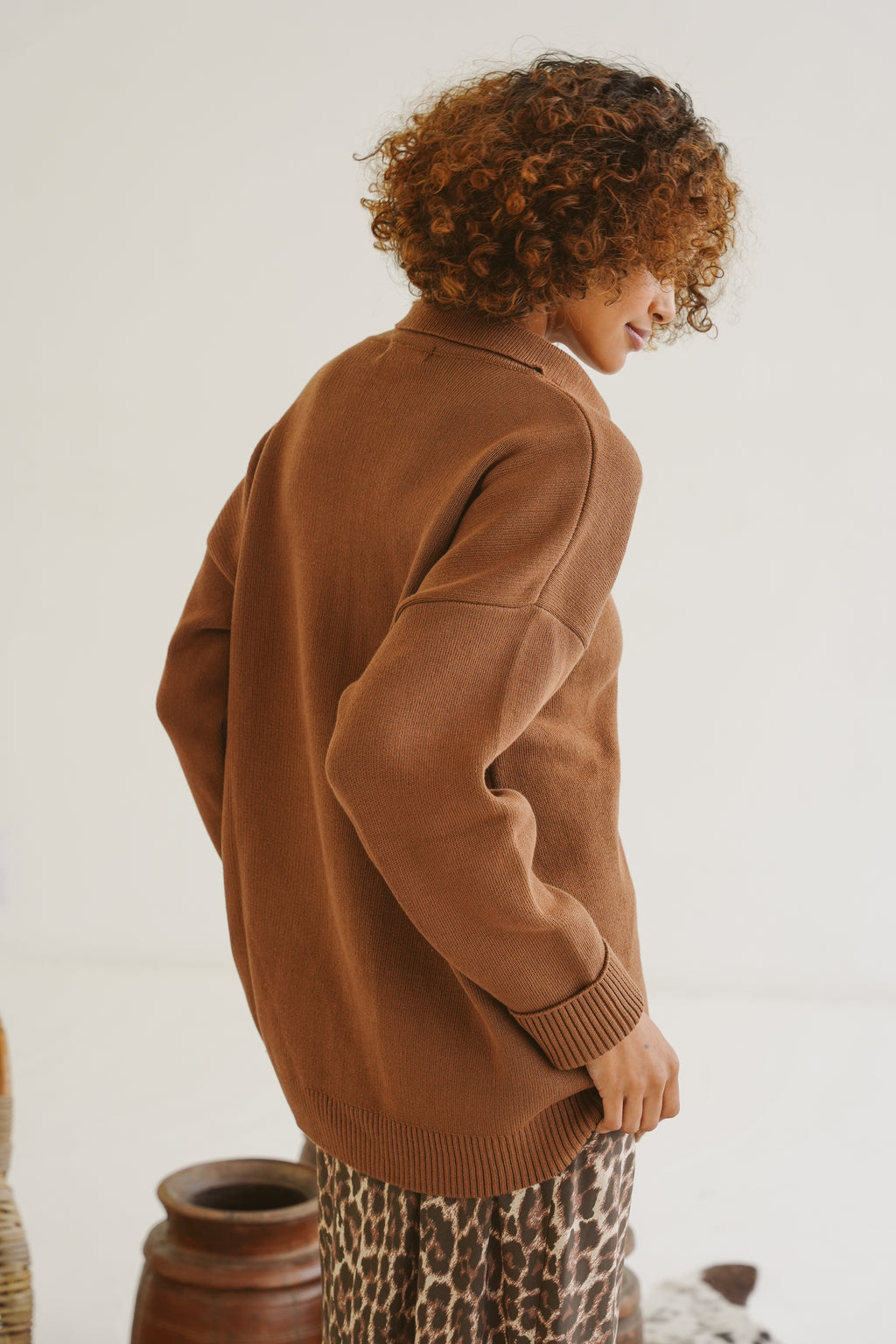 Frankie Cotton Placket Knit