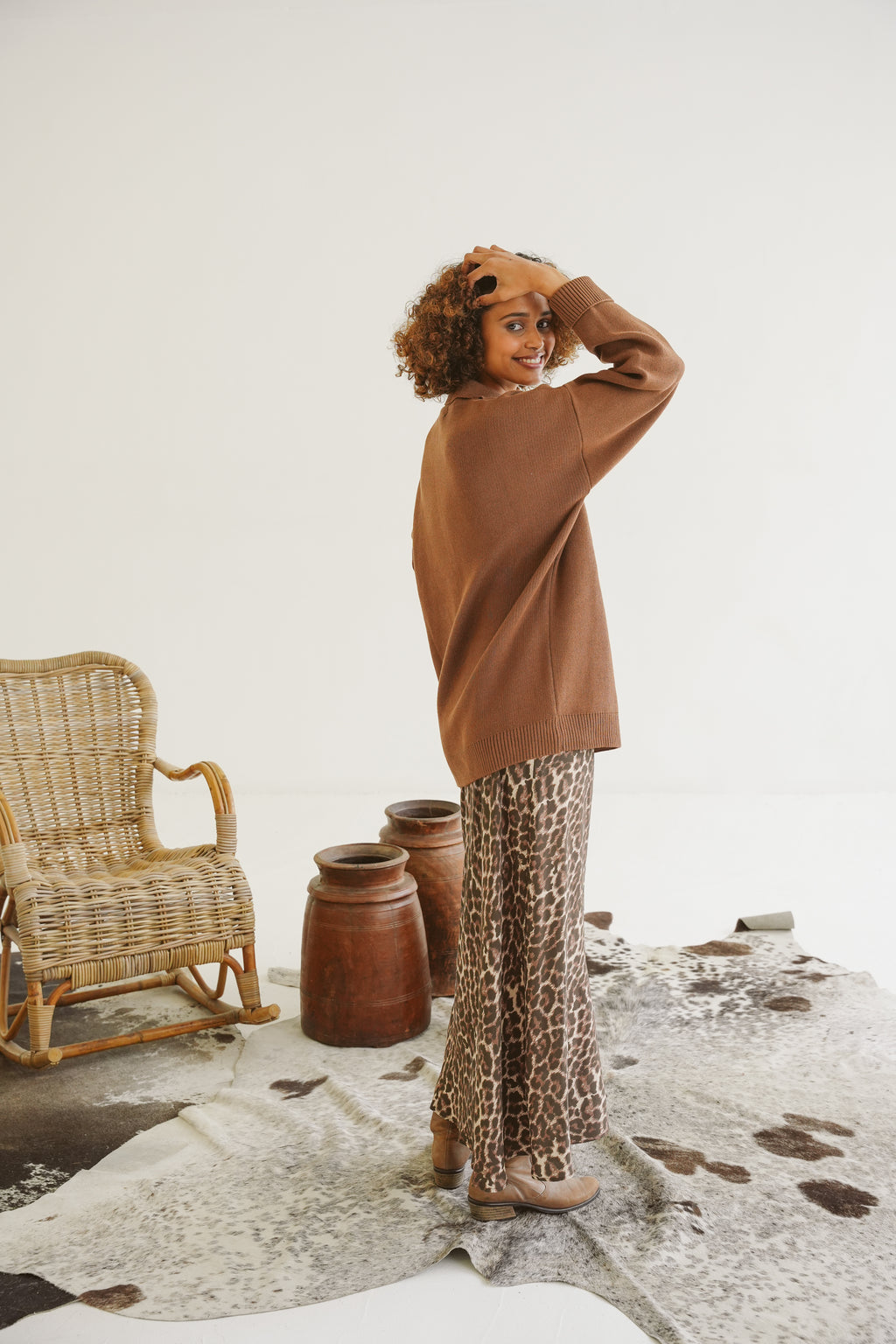 Harlow Viscose Bias Skirt