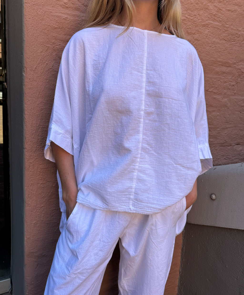 Romily Cotton Poncho Top