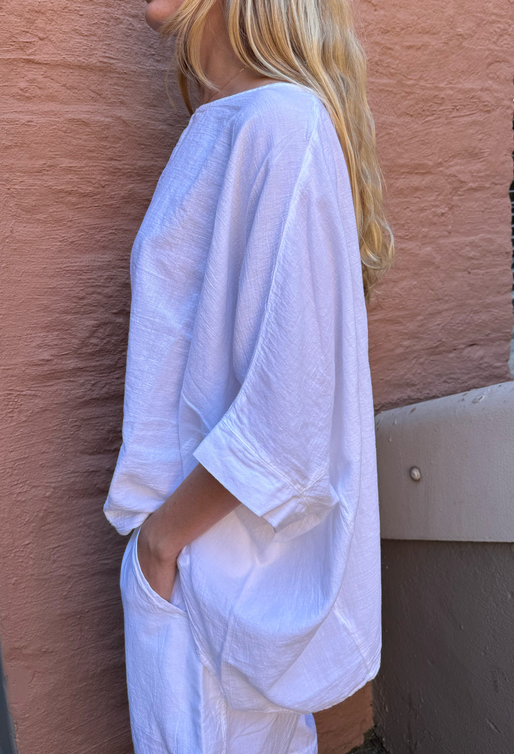 Romily Cotton Poncho Top