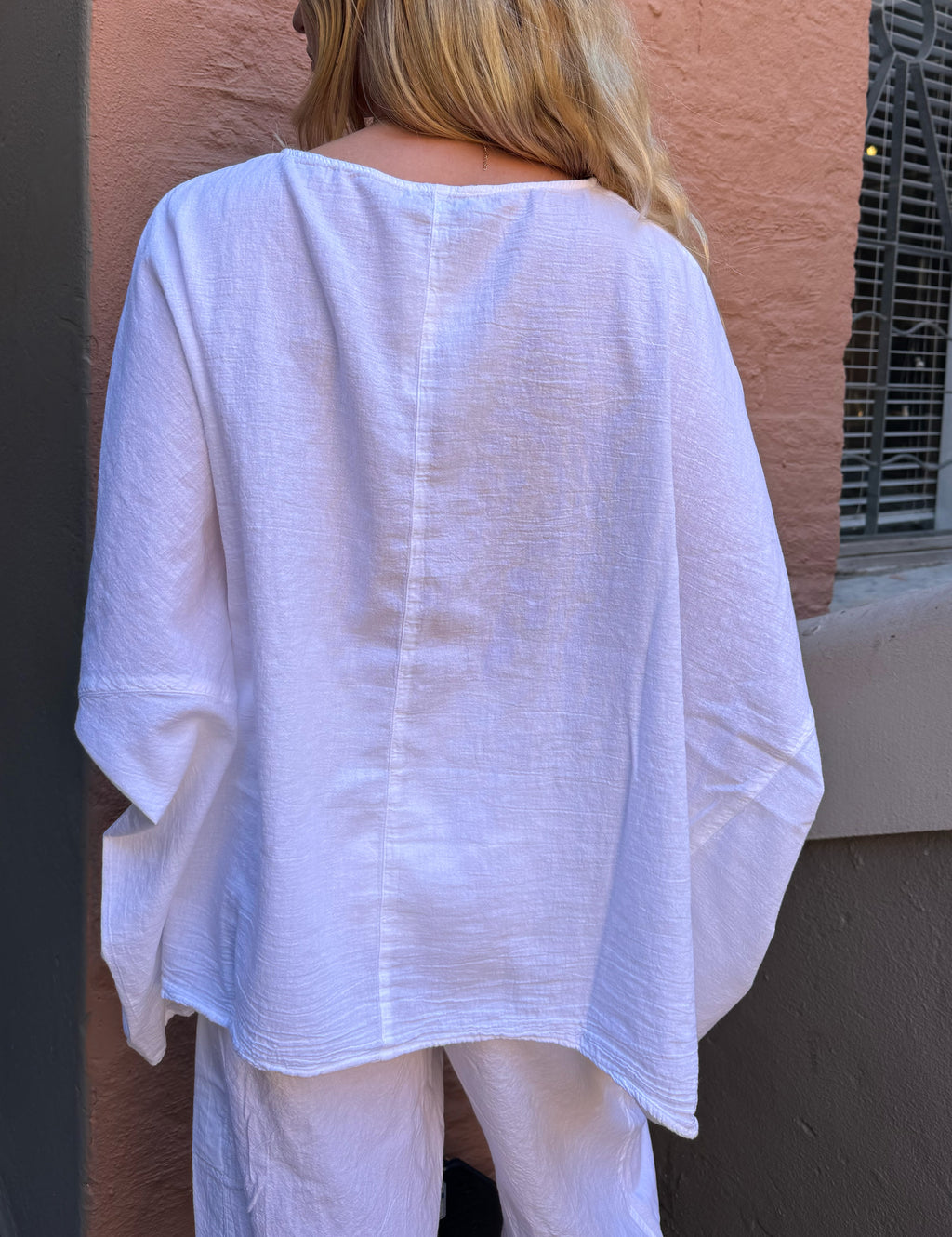 Romily Cotton Poncho Top