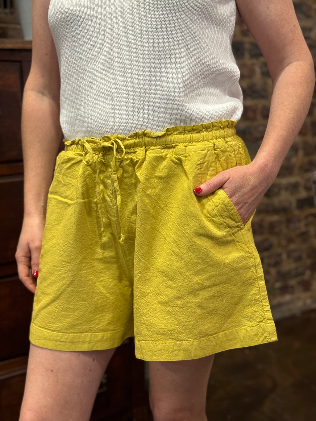 Bay Cotton Drawstring Shorts