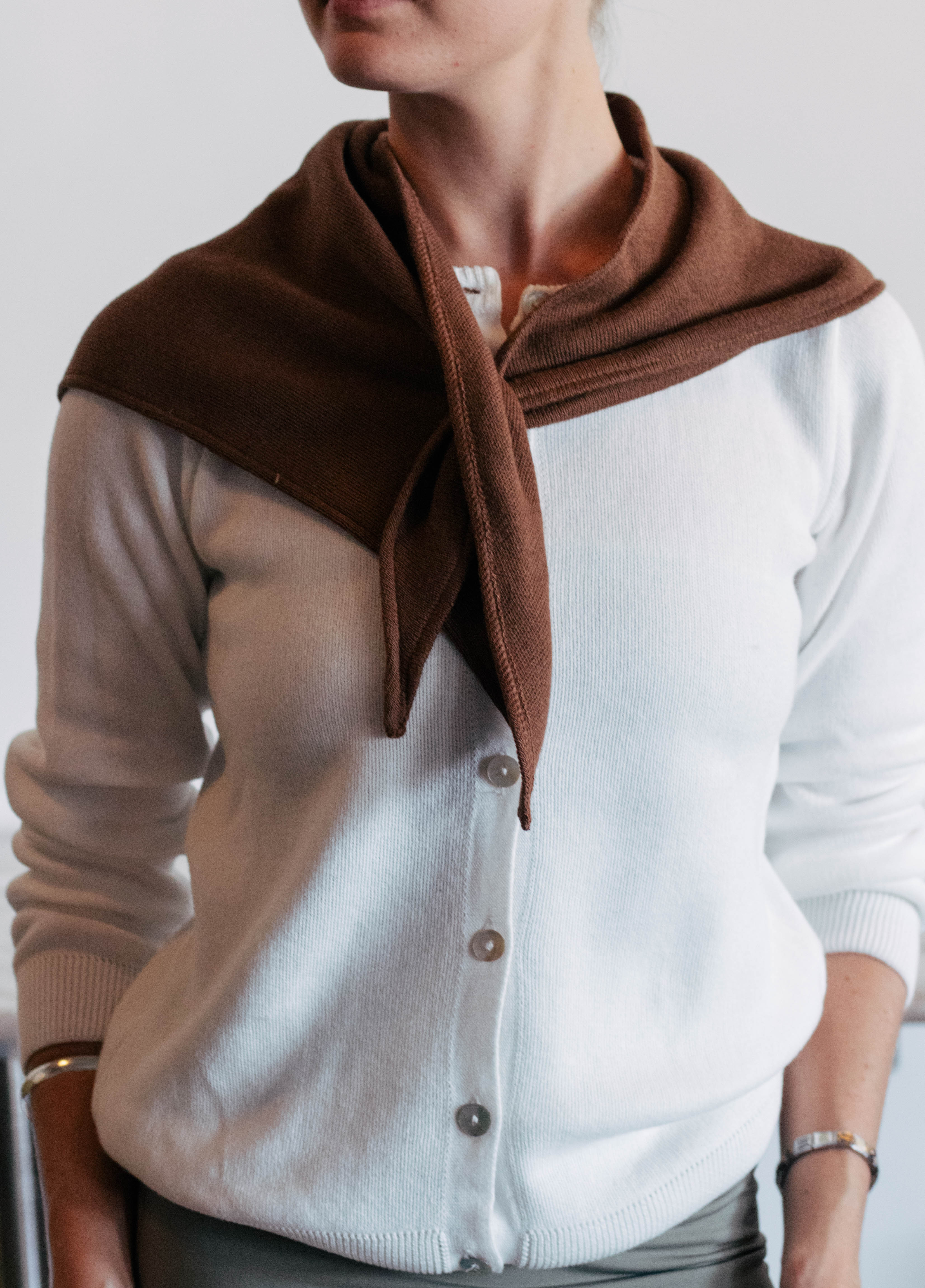 Kelly Cotton Triangle Scarf