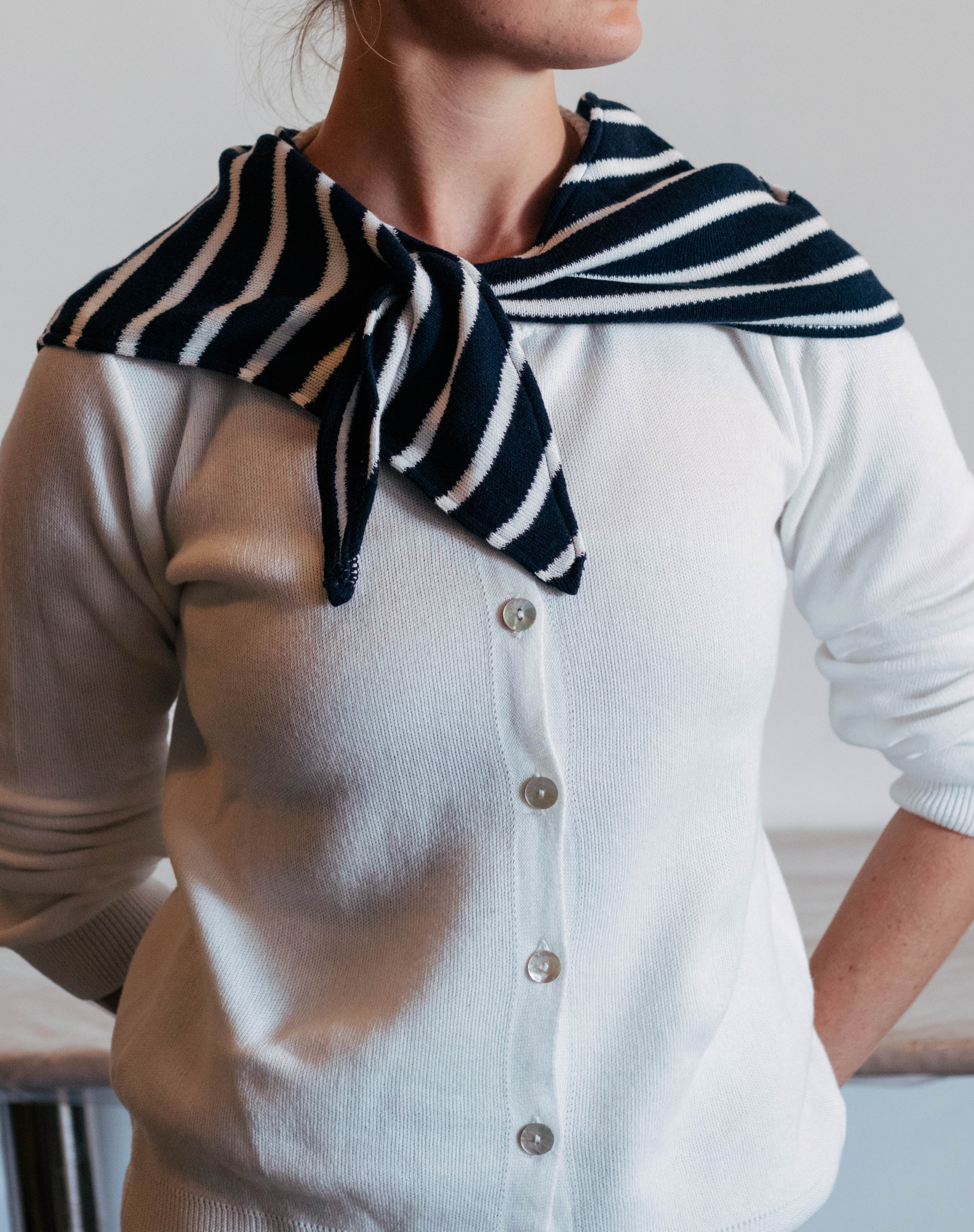 Kelly Cotton Triangle Scarf