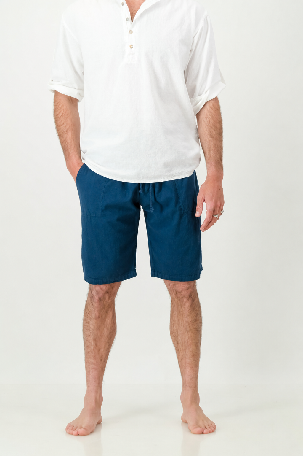 Kris Cotton Drawstring Shorts