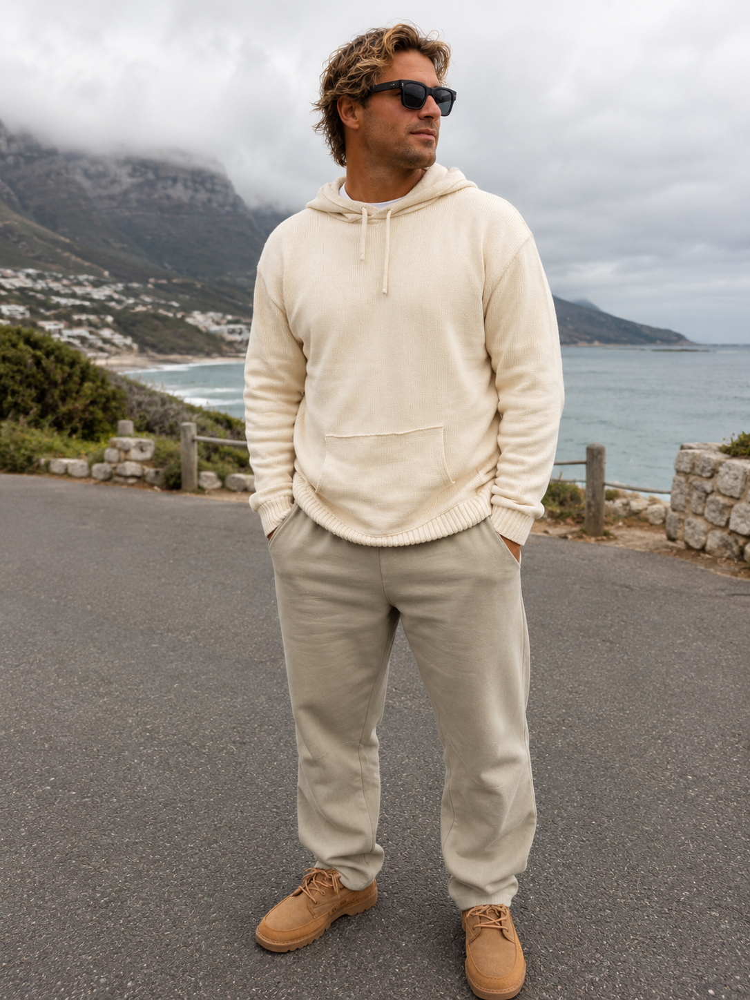 Flynn Cotton Knitted Hoodie