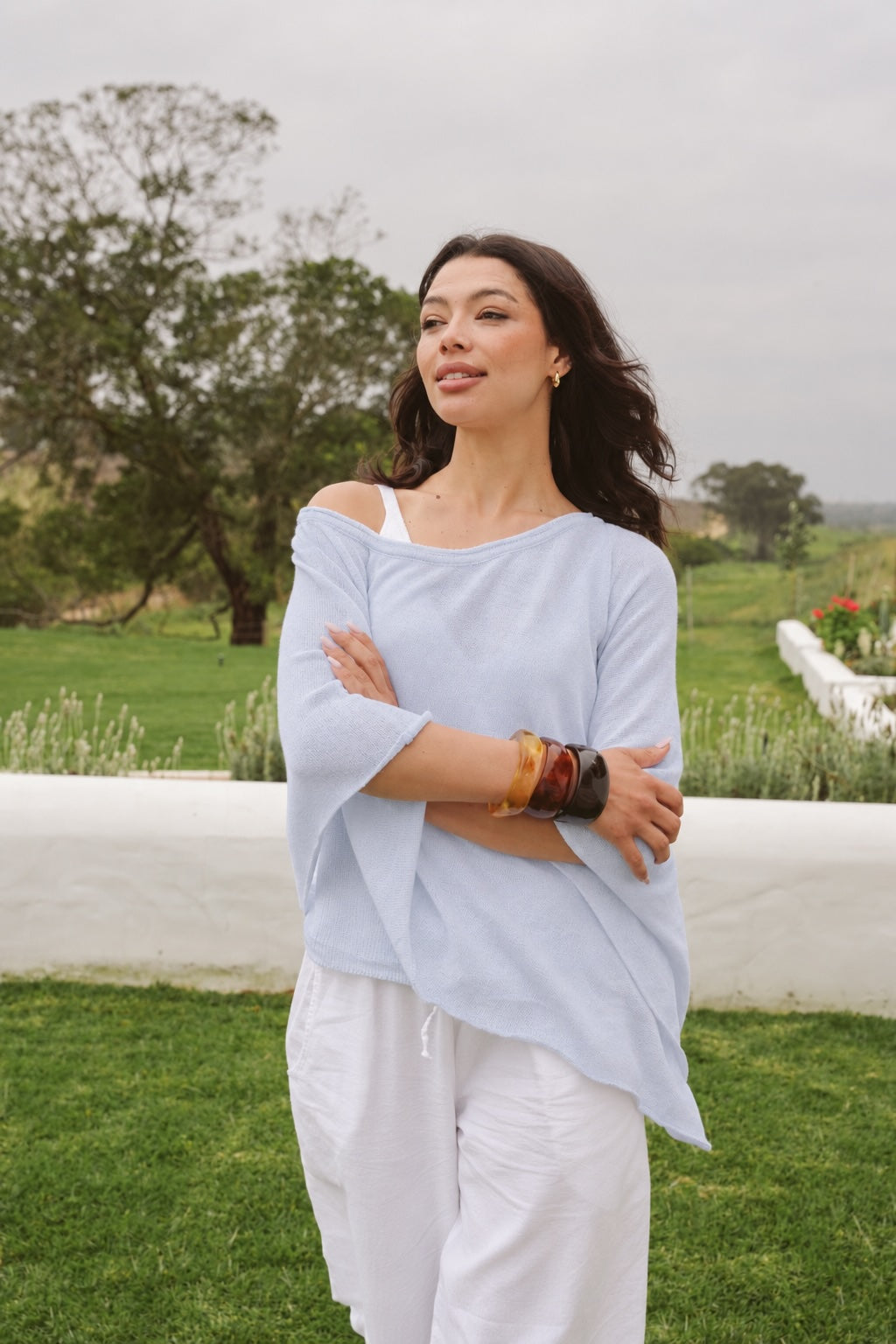 Mia Cotton Slouchy Poncho