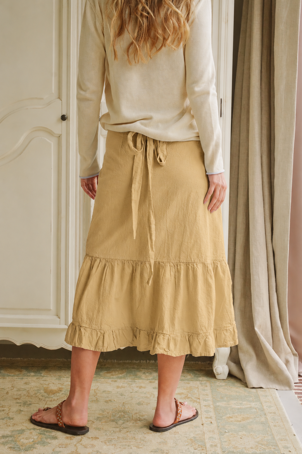 Barcelona Cotton Wrap Skirt