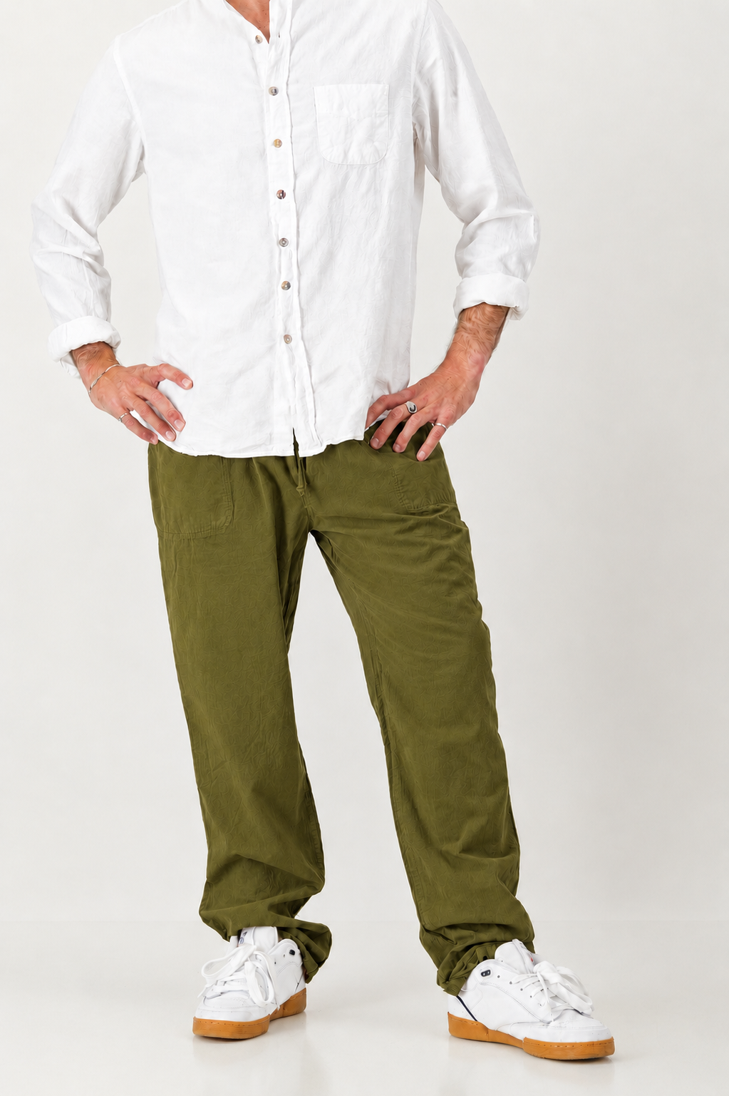 Sean Cotton Drawstring Pants