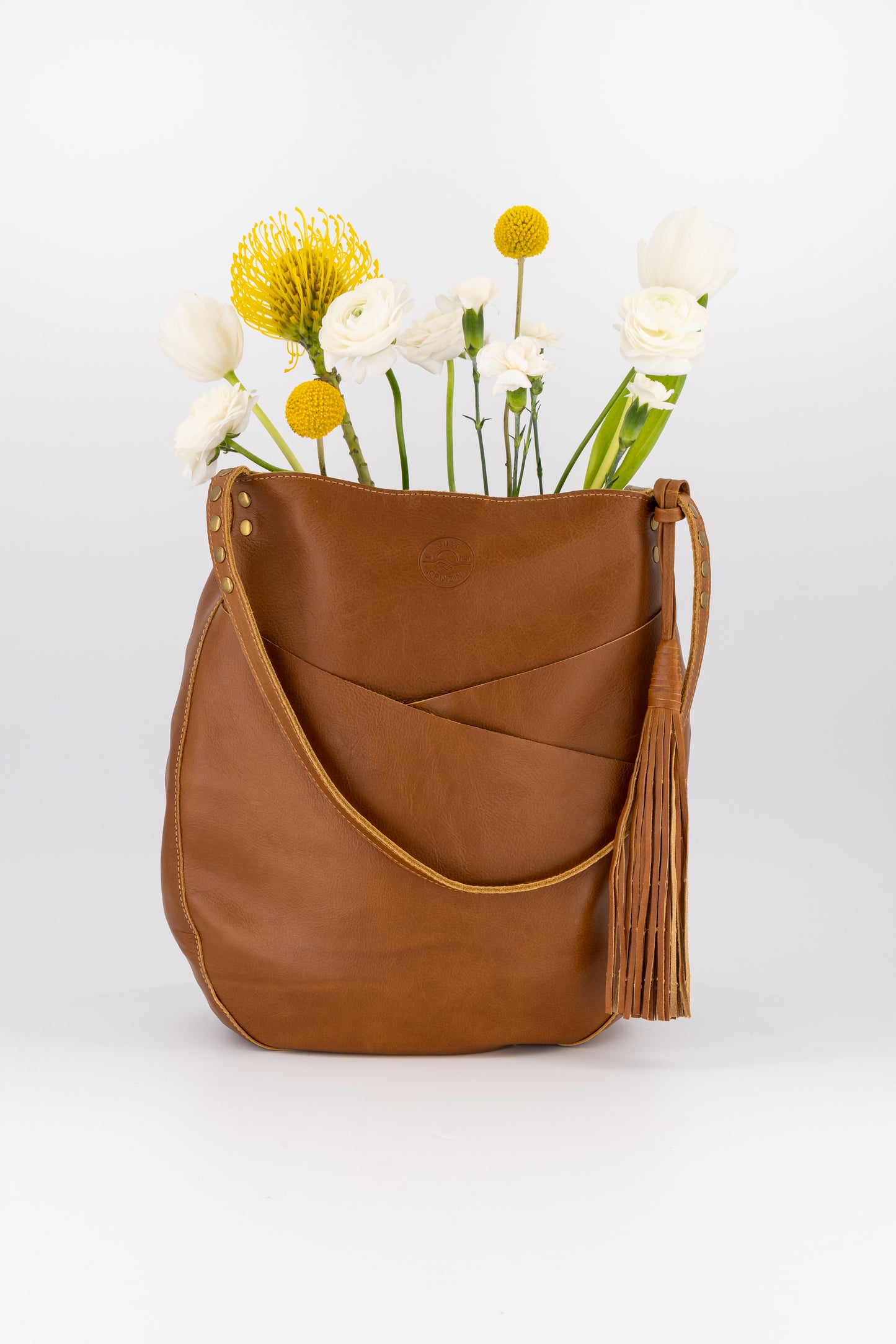 Posey Leather Shopper Bag