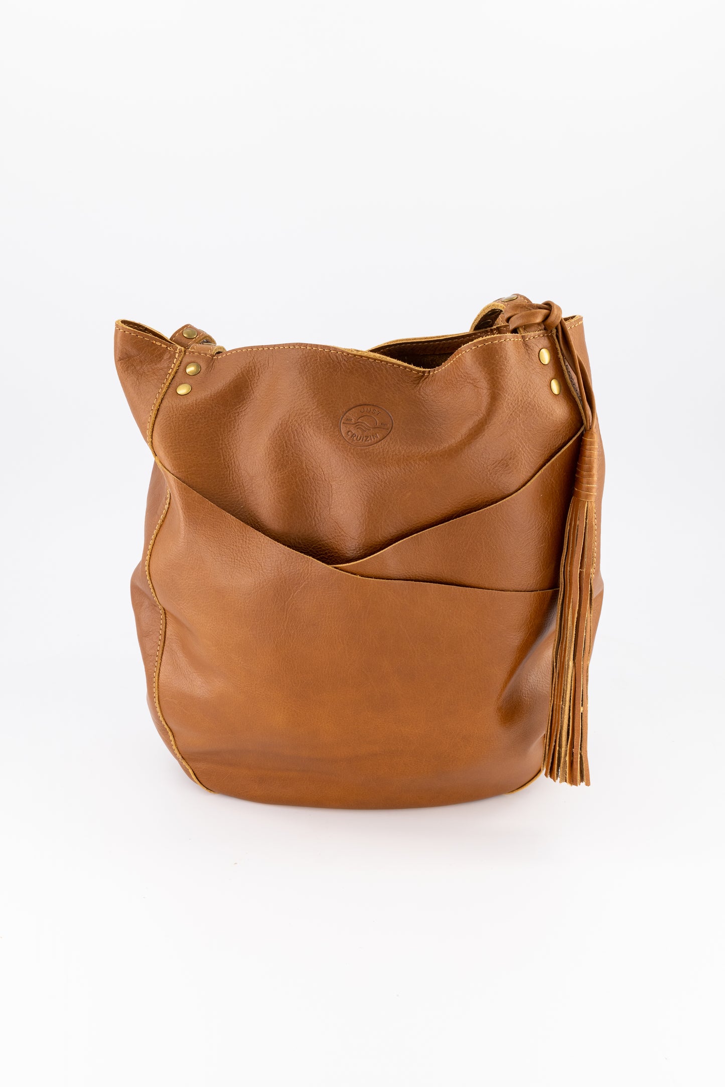 Posey Leather Shopper Bag