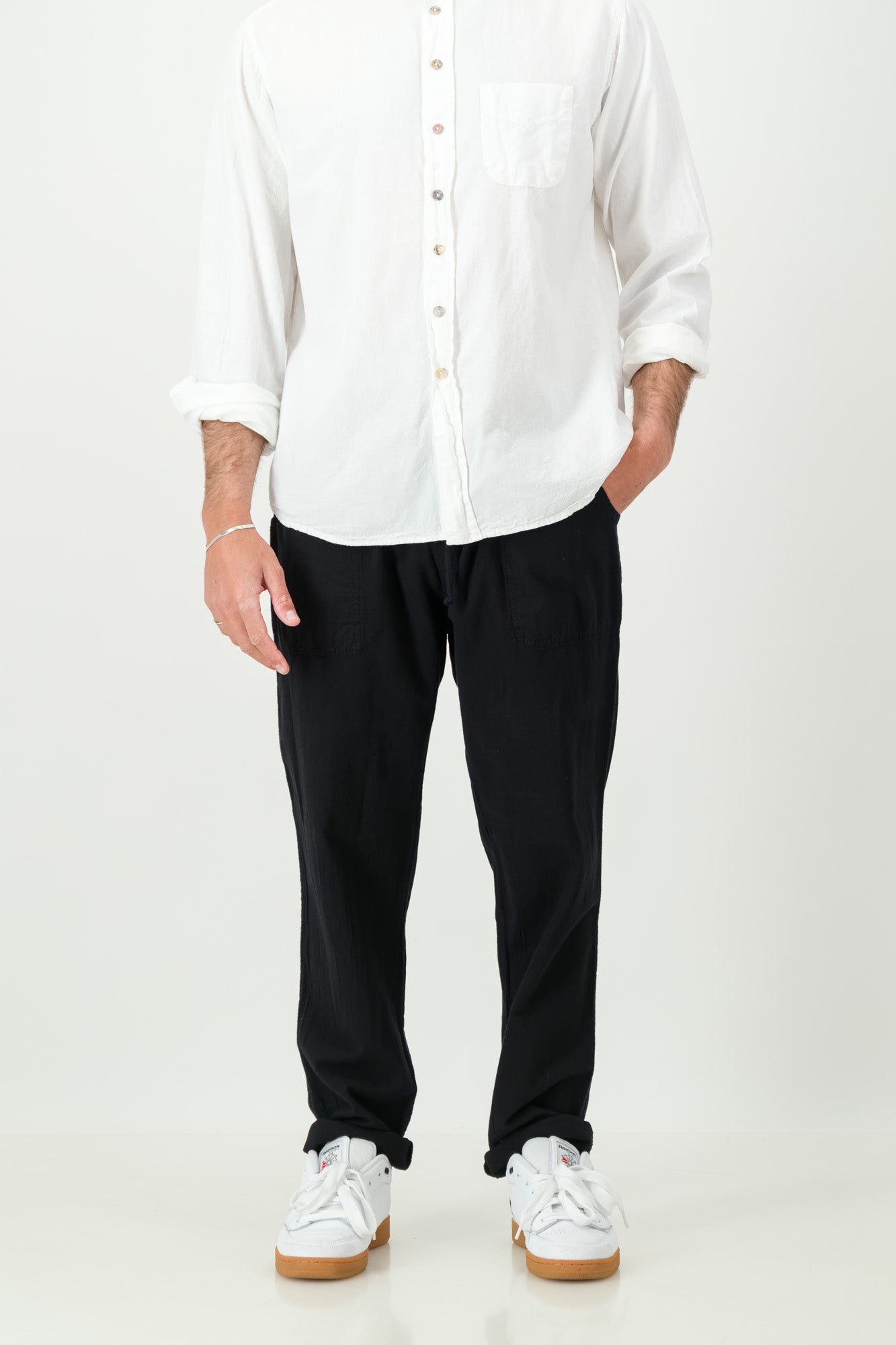 Sean Cotton Drawstring Pants