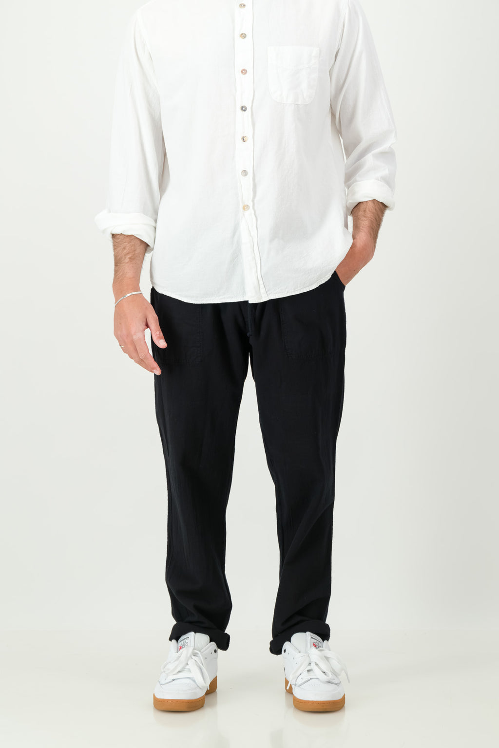 Sean Cotton Drawstring Pants