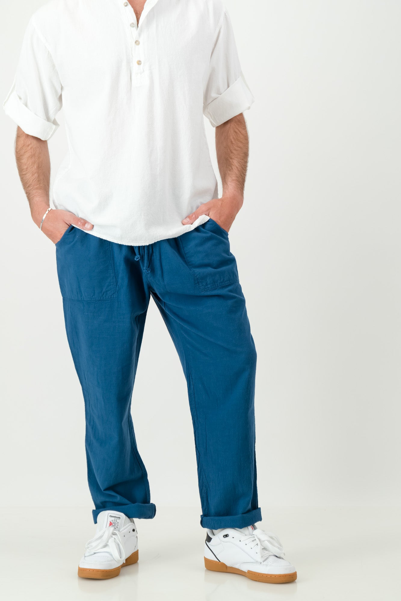 Sean Cotton Drawstring Pants