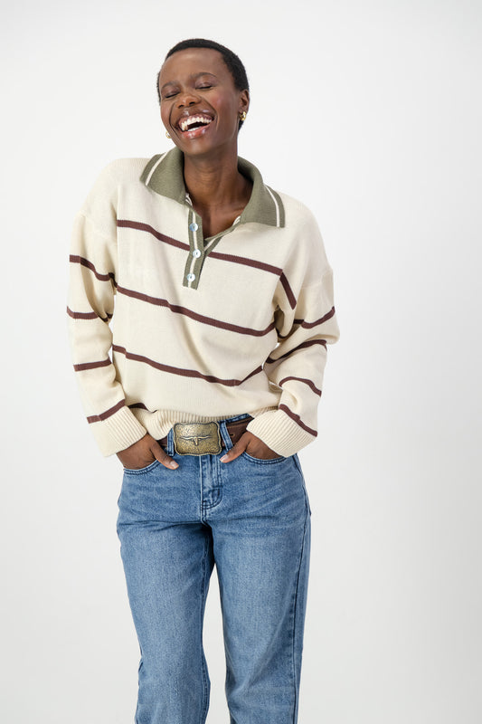 Kira Cotton Polo Jersey