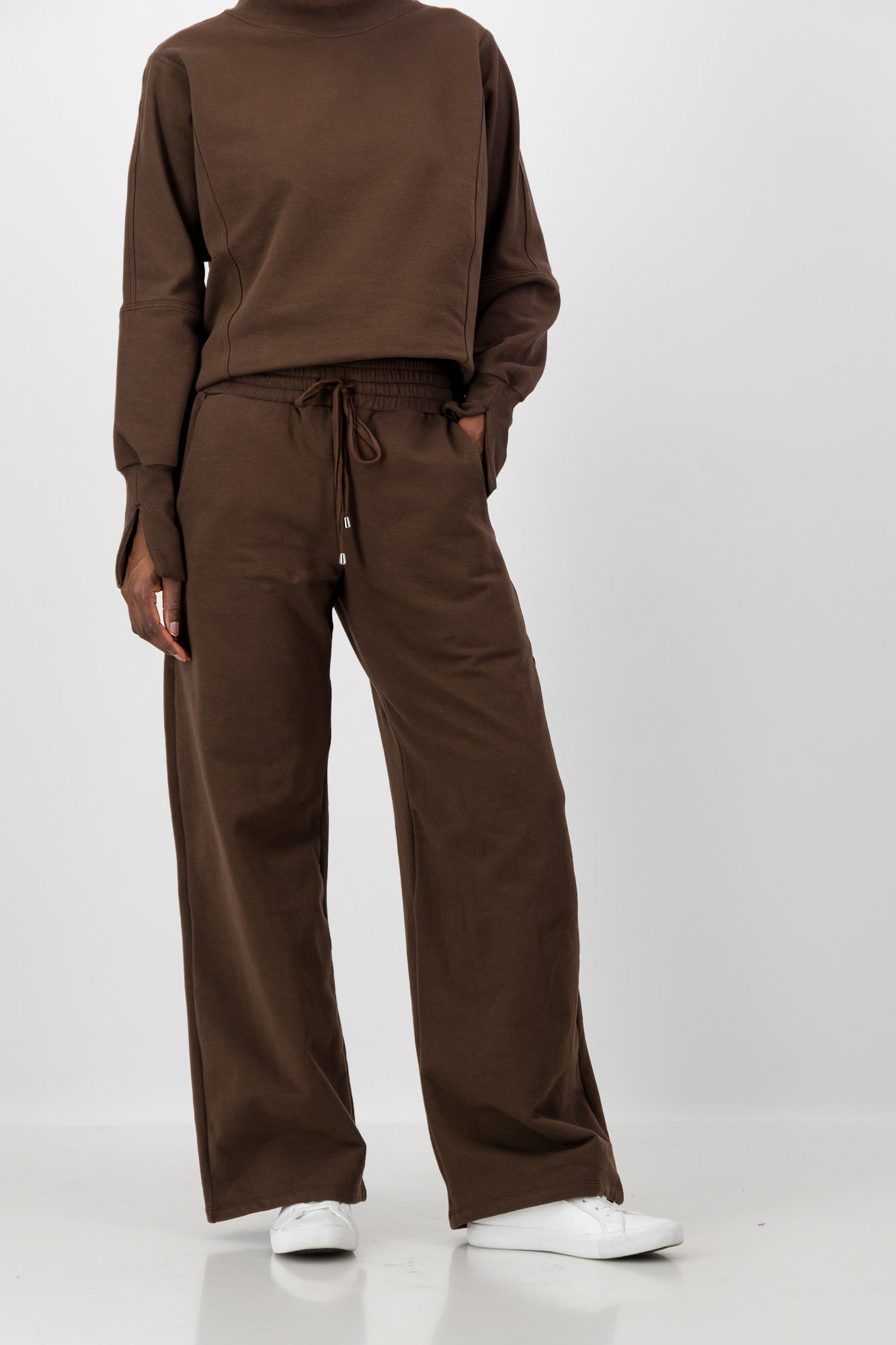 Charlie Fleece Wide-Leg Pants