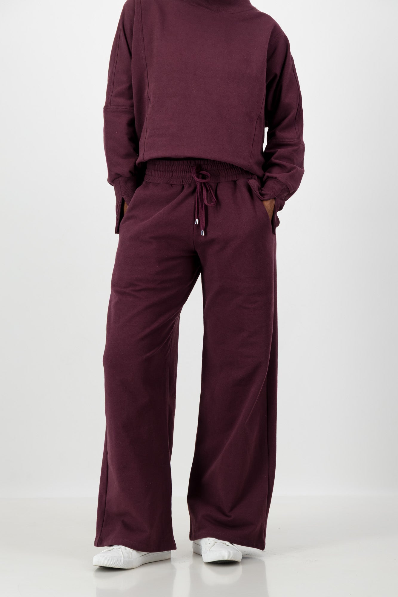 Charlie Fleece Wide-Leg Pants