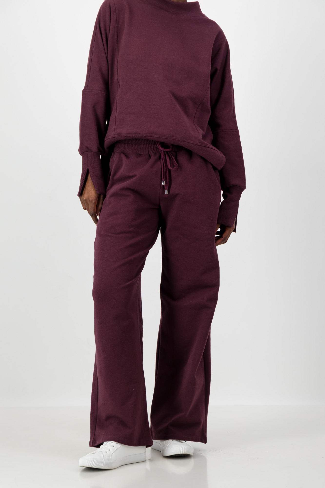 Charlie Fleece Wide-Leg Pants