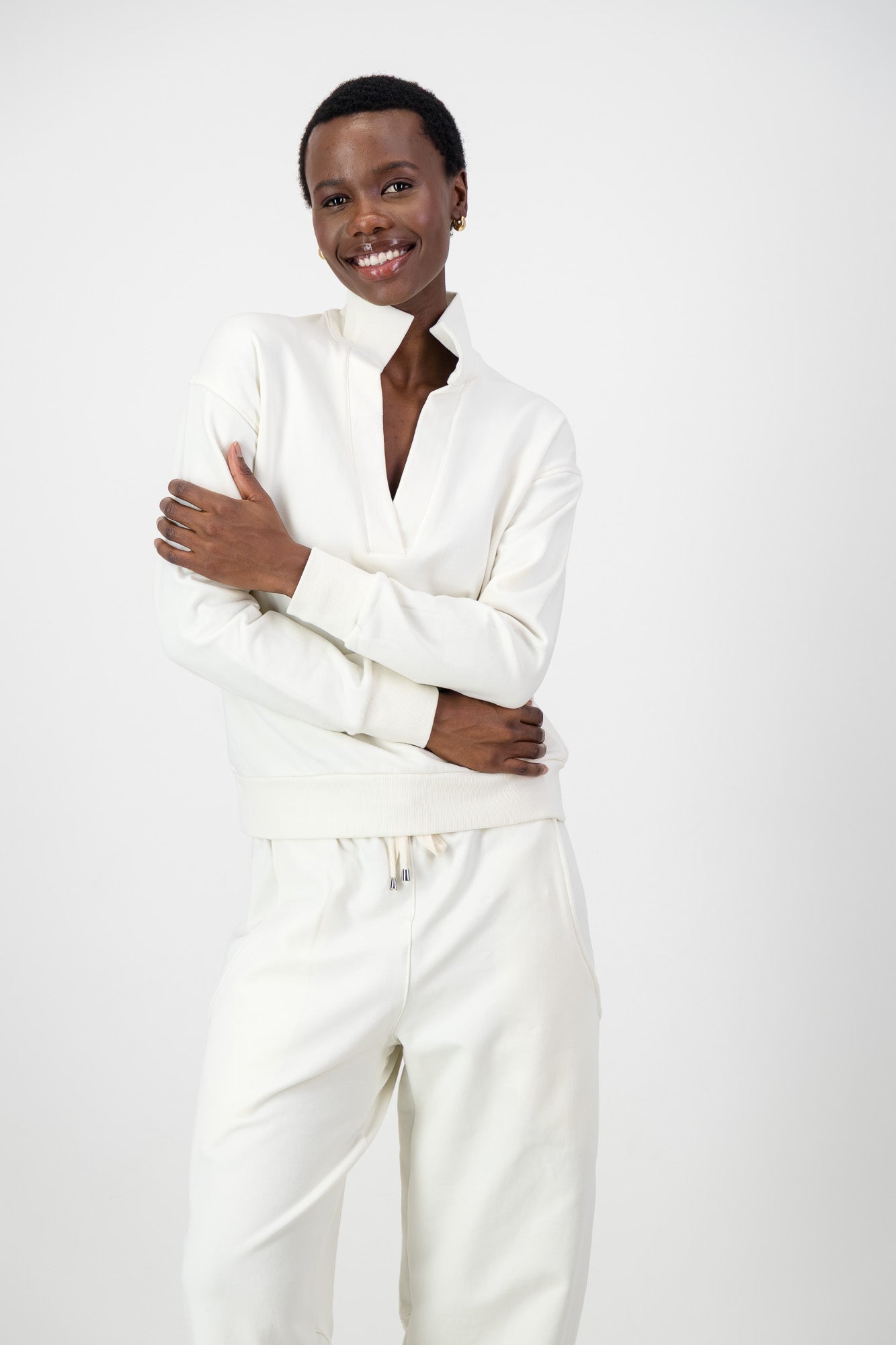 Blake Fleece V-Neck Jersey