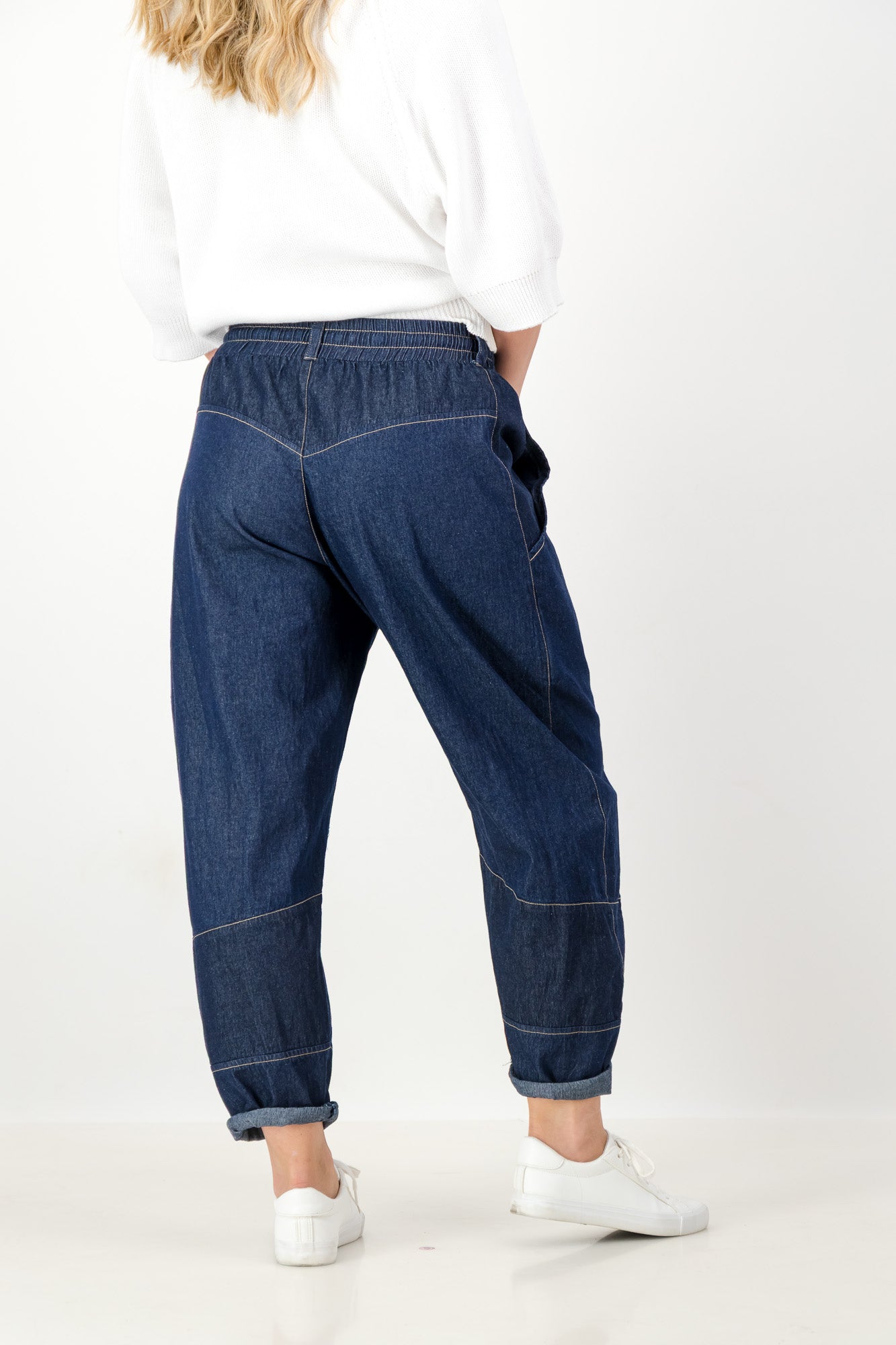Jo Denim Barrel Pants