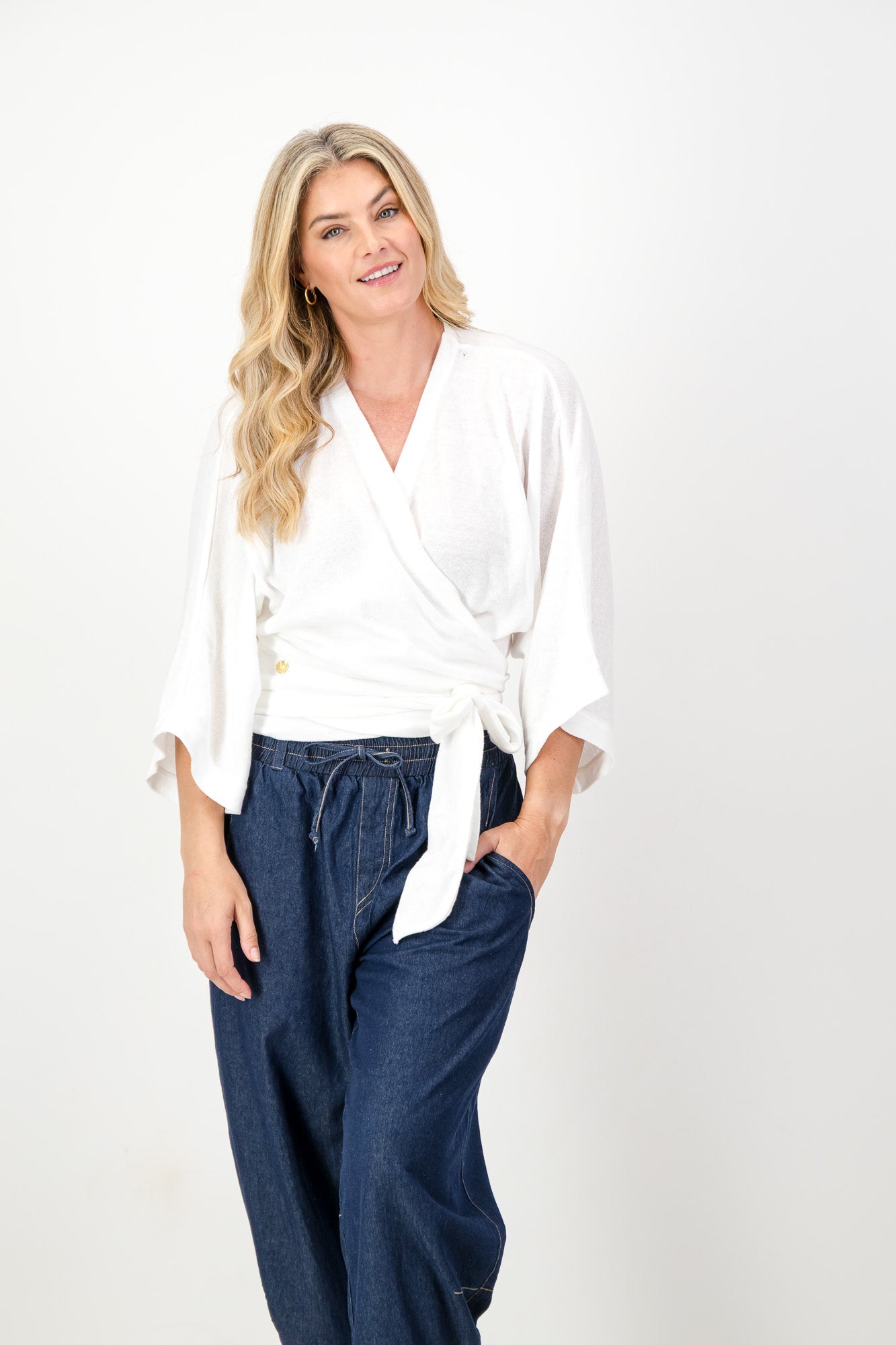 Hydra Cotton Wrap Knit